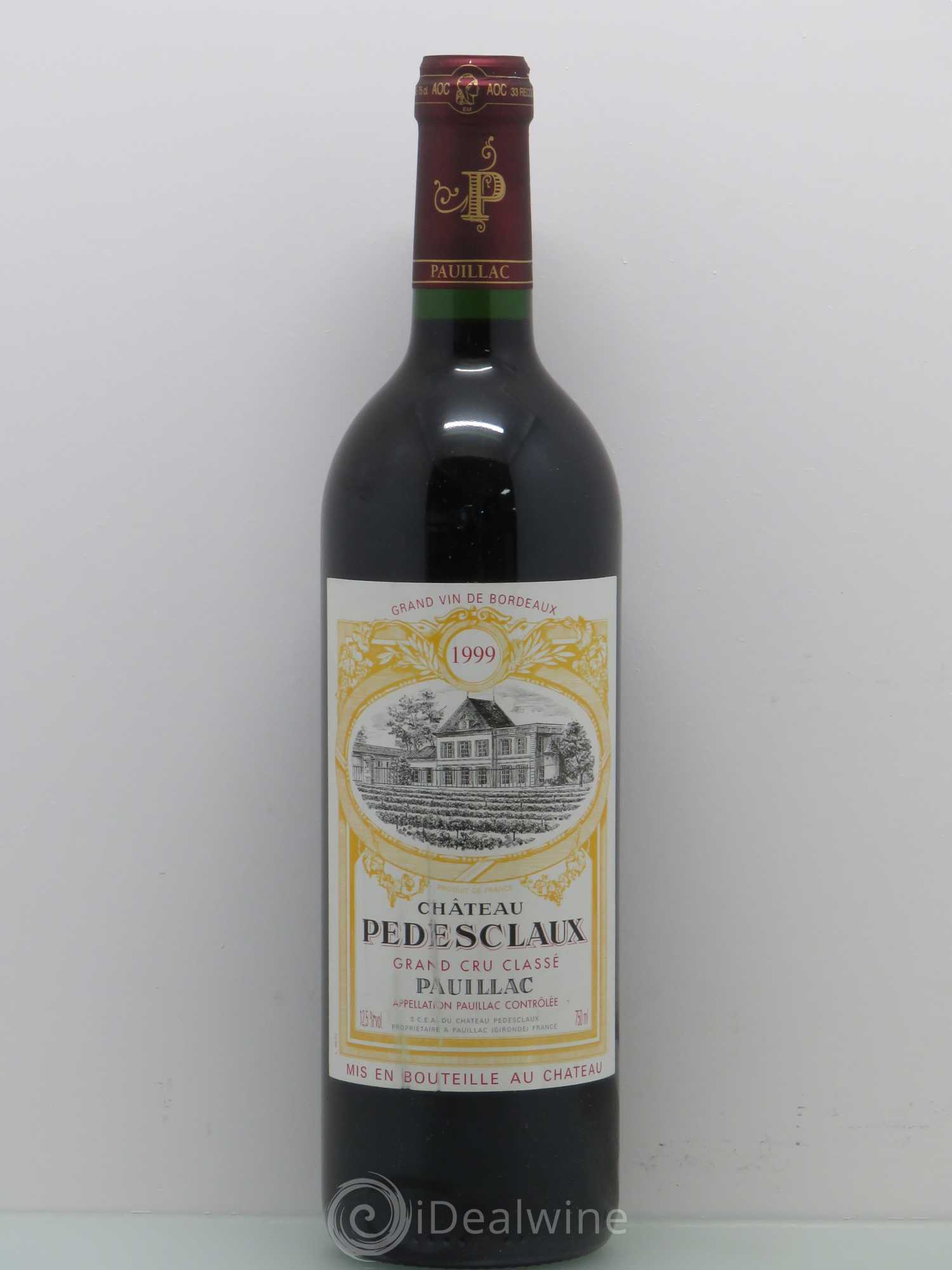 Château Pedesclaux 5ème Grand Cru Classé 1999 - Lot de 1 bouteille - 0