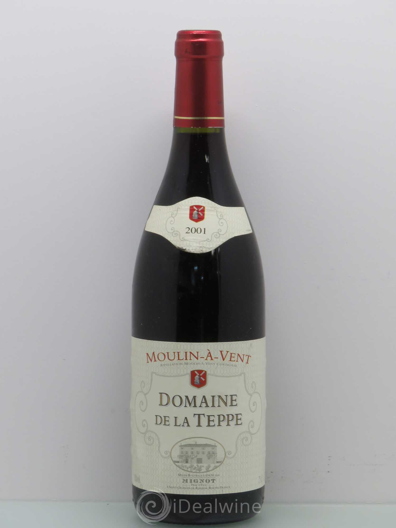 Moulin-à-Vent Domaine de la Teppe Mignot 2001 - Posten von 1 Flasche - 0