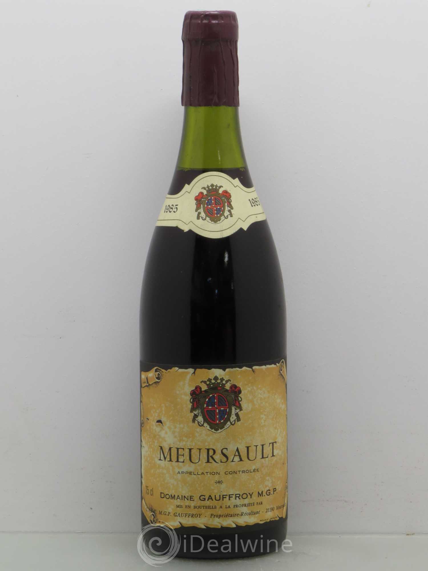 Meursault Gauffroy (sans prix de réserve) 1985 - Posten von 1 Flasche - 0