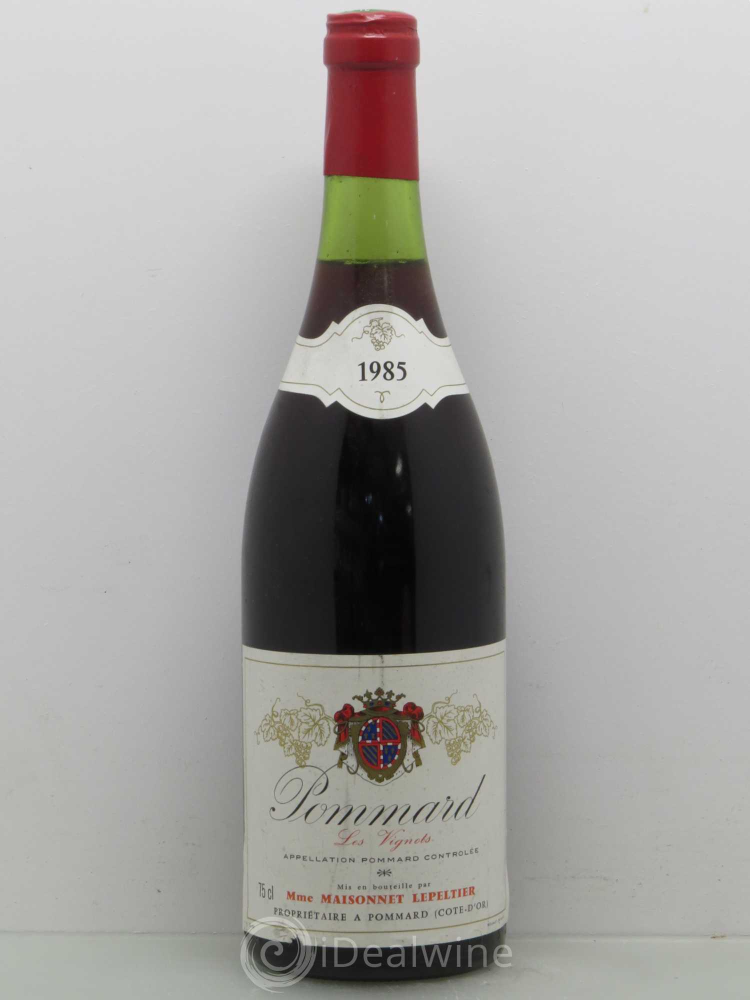 Pommard Les Vignots Maisonnet-Lepeltier (sans prix de réserve) 1985 - Posten von 1 Flasche - 0