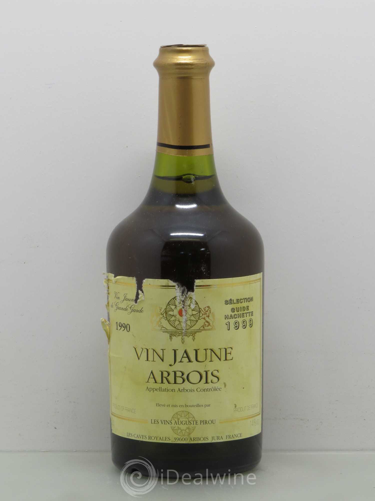 Arbois Vin Jaune Arbois Auguste Pirou 1990 - Lot de 1 bouteille - 0
