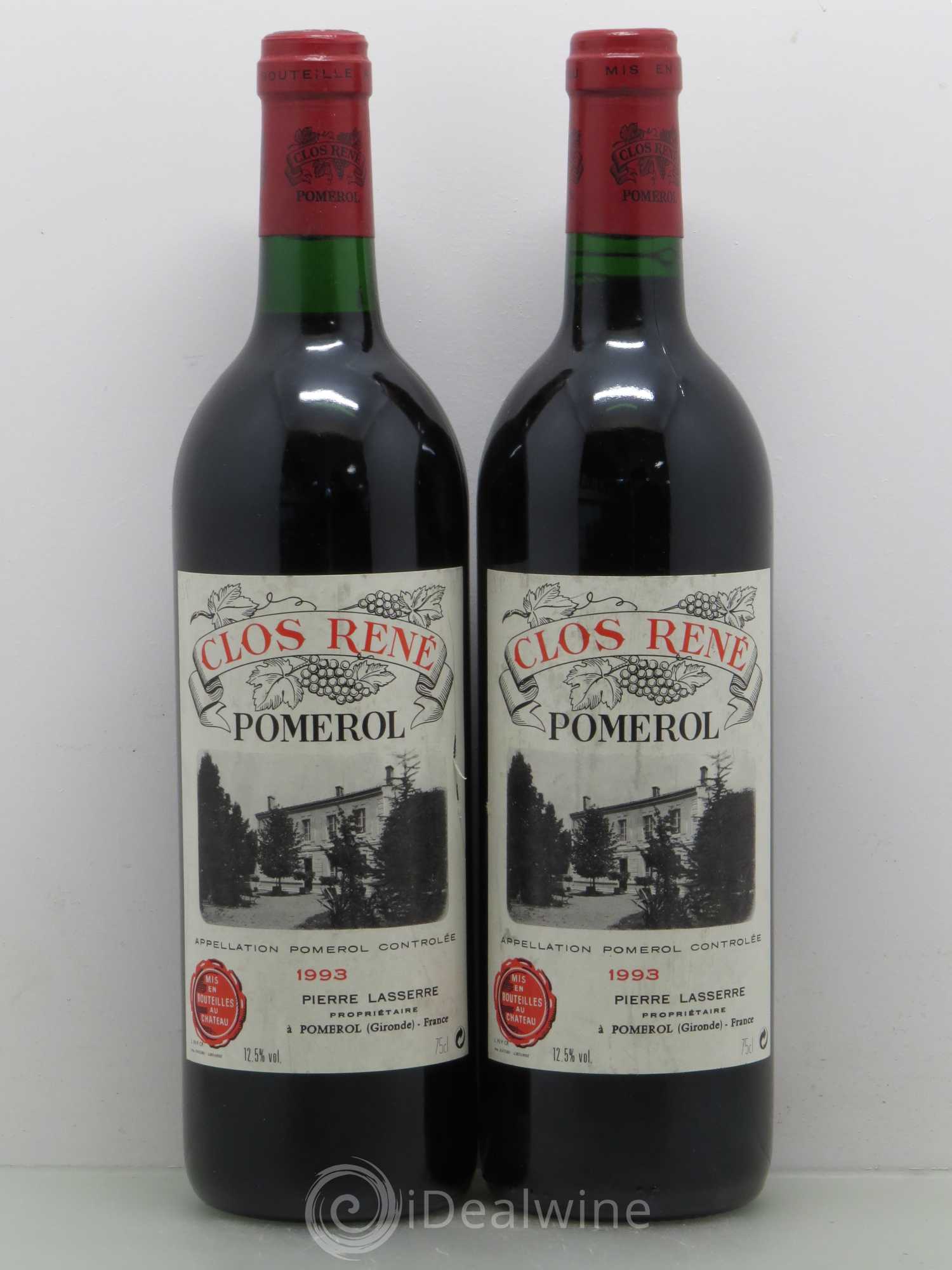 Clos René 1993 - Lotto di 2 bottiglie - 0