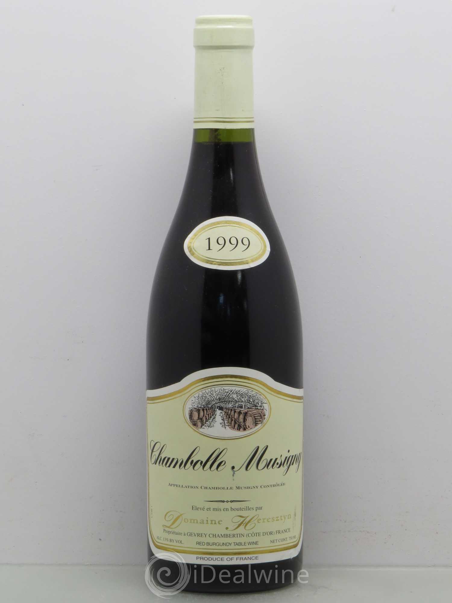Chambolle-Musigny Heresztyn 1999 - Lot de 1 bouteille - 0