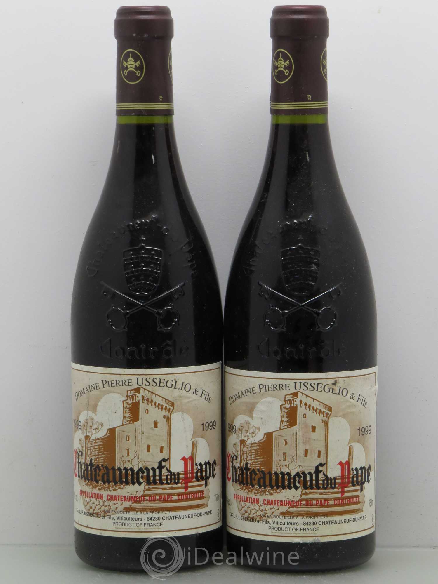 Châteauneuf-du-Pape Tradition Pierre Usseglio & Fils 1999 - Lot de 2 bouteilles - 0