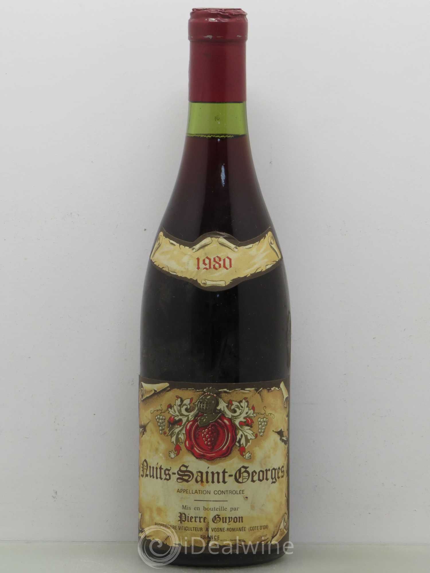 Nuits-Saint-Georges P. Guyon 1980 - Lot de 1 bouteille - 0