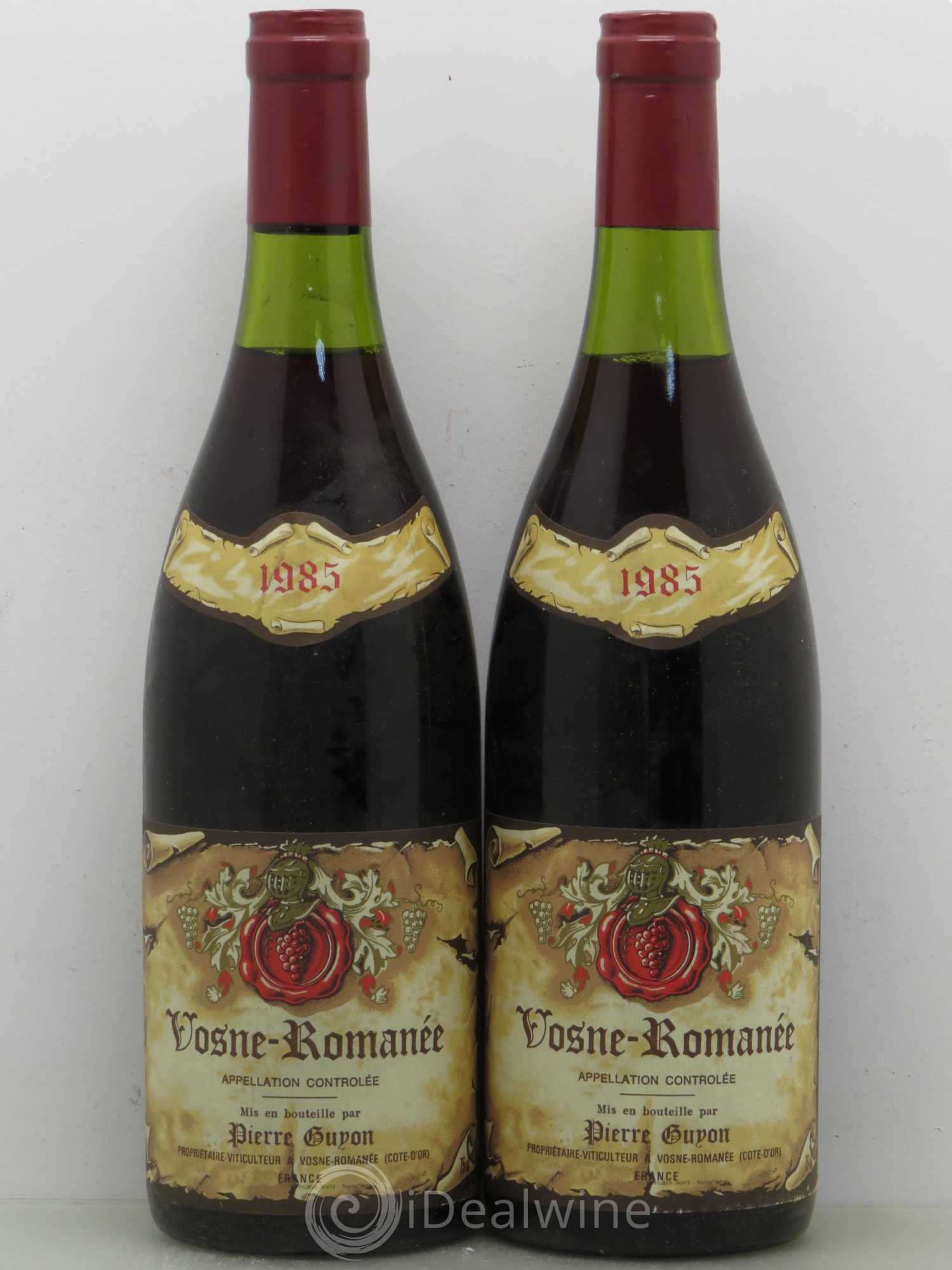 Vosne-Romanée Pierre Guyon 1985 - Posten von 2 Flaschen - 0