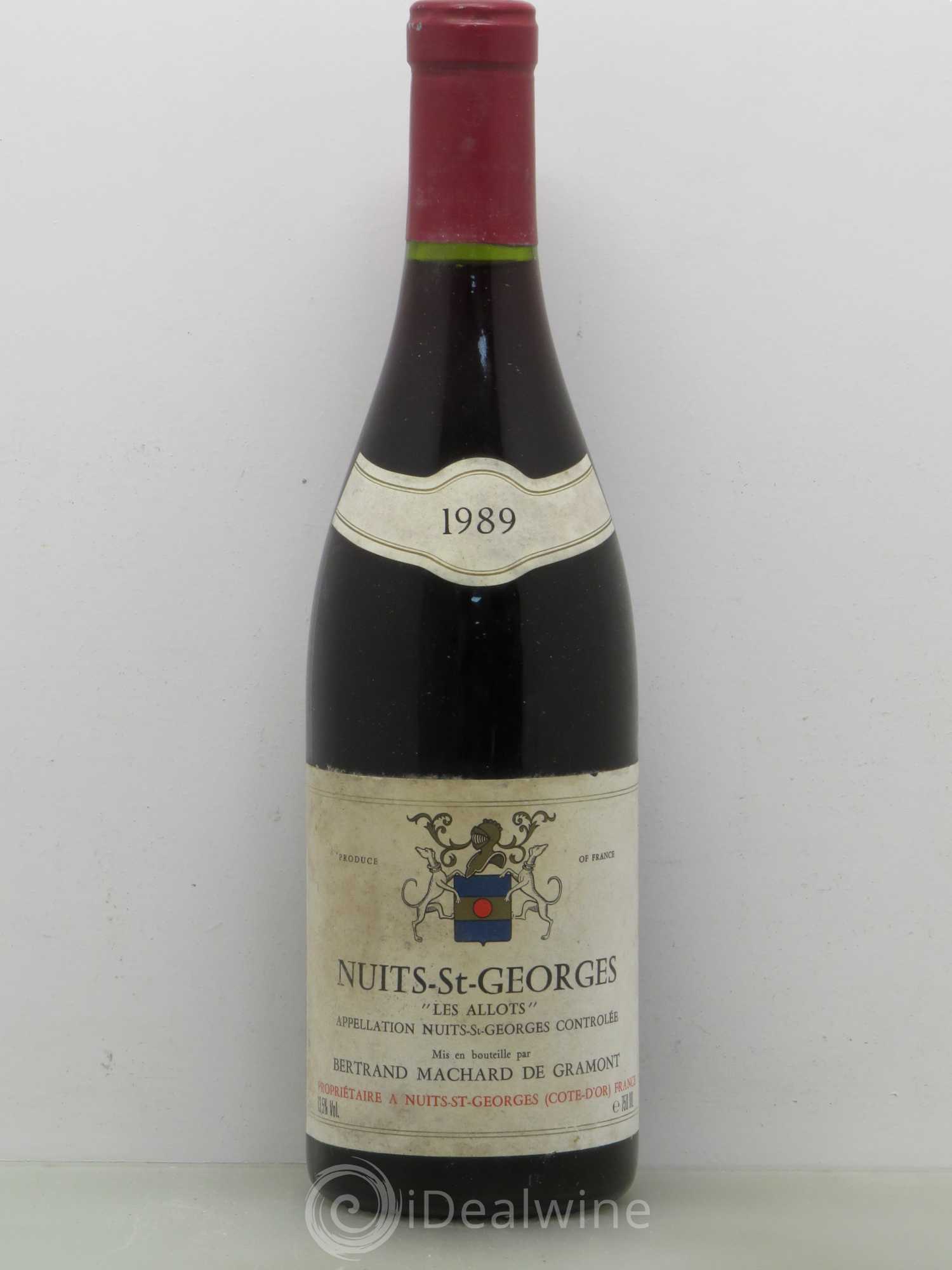 Nuits-Saint-Georges 1er Cru Machard De Gramont Aux Allots 1989 - Posten von 1 Flasche - 0