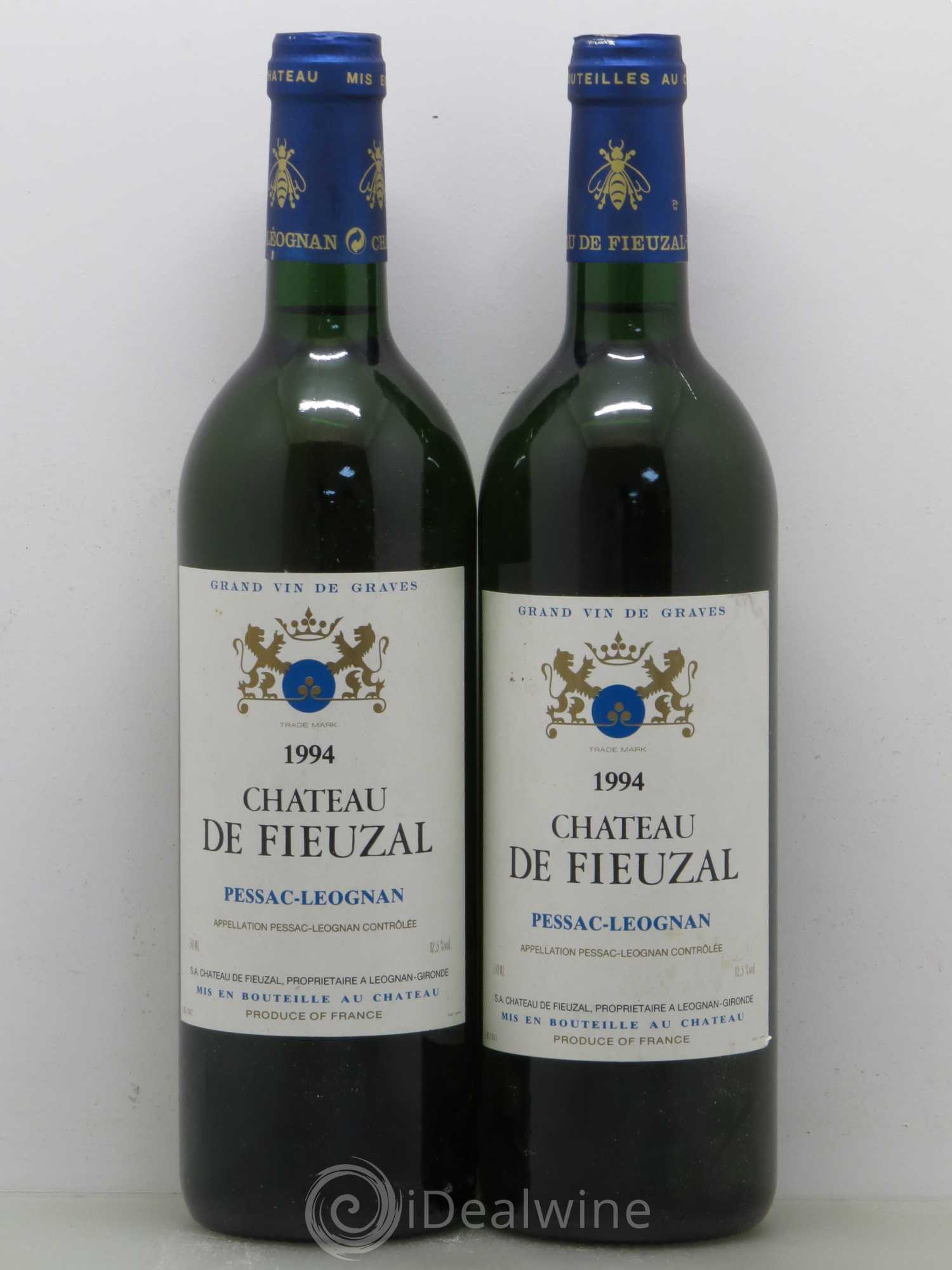 Château de Fieuzal 1994 - Lot de 2 bouteilles - 0