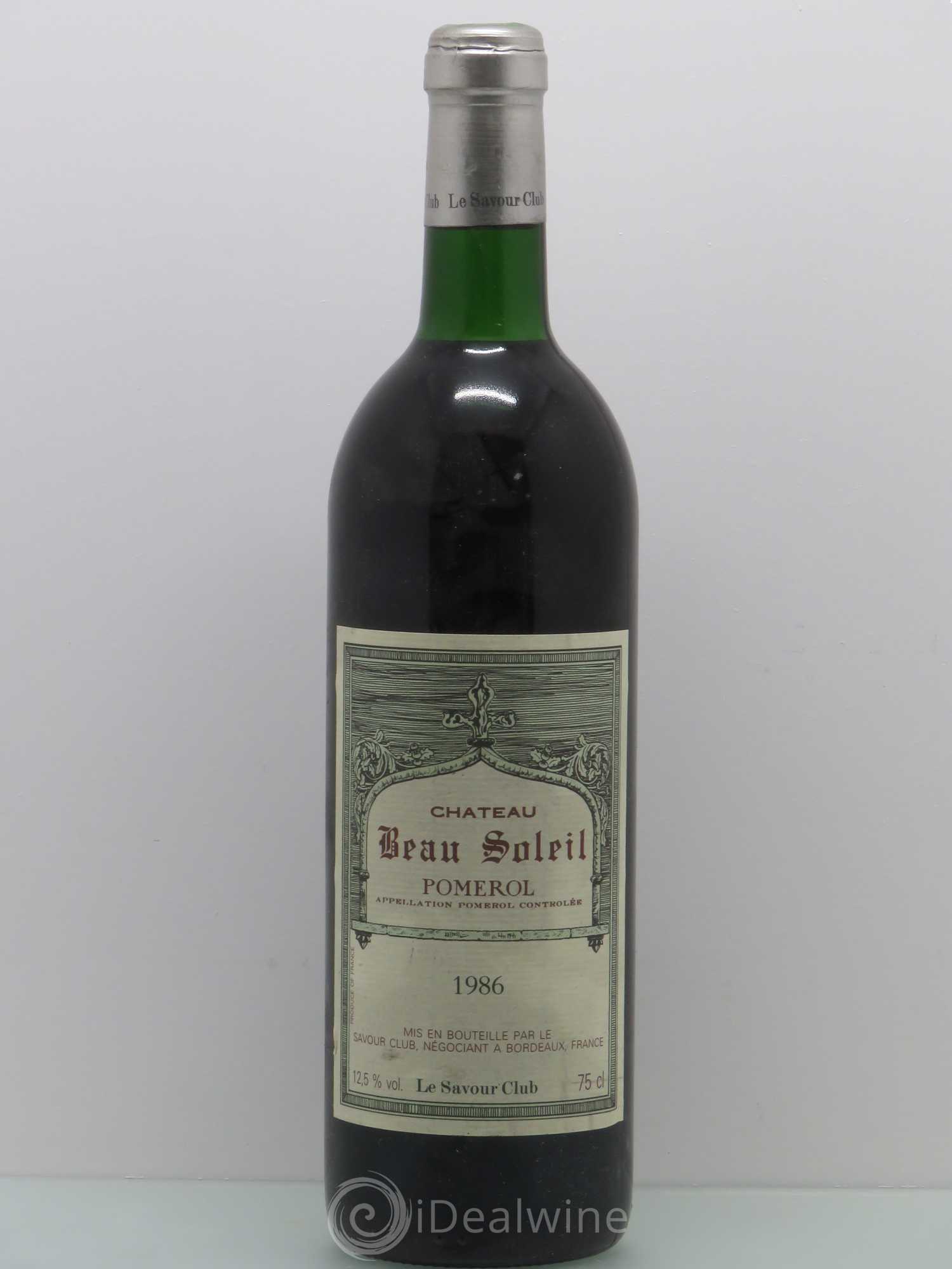 Château Beau Soleil 1986 - Lot de 1 bouteille - 0