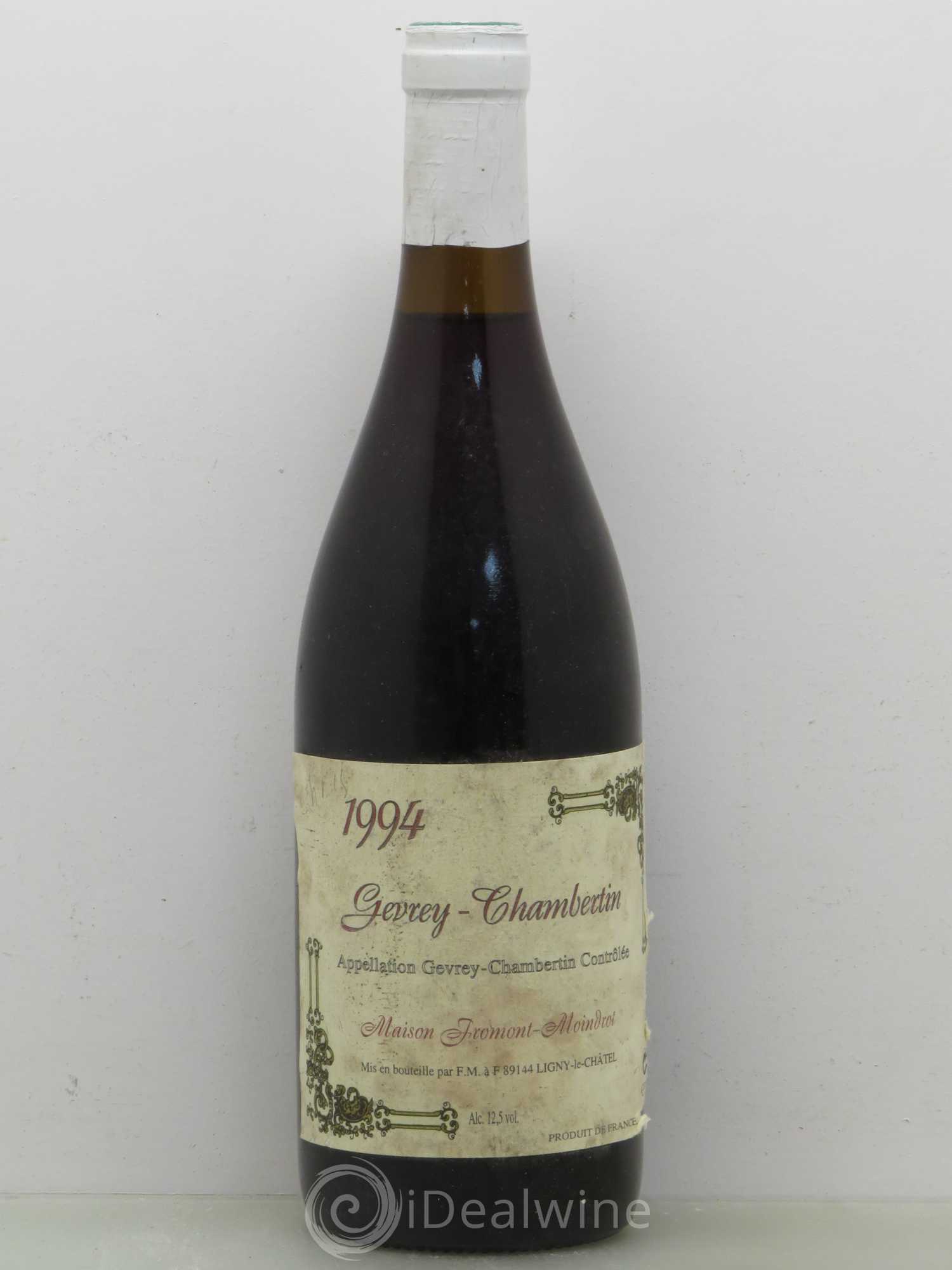 Gevrey-Chambertin Fromont Moindrot (sans prix de réserve) 1994 - Posten von 1 Flasche - 0