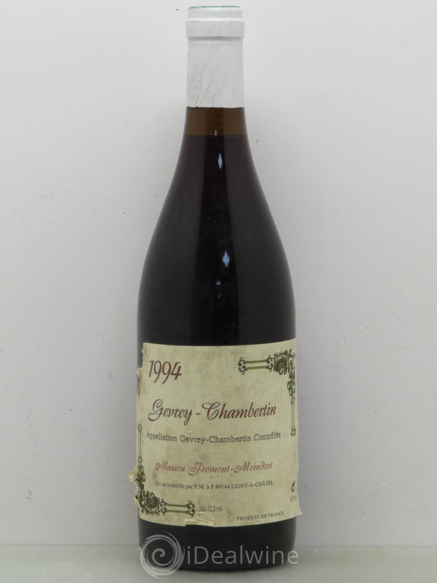 Gevrey-Chambertin Fromont Moindrot (sans prix de réserve) 1994 - Posten von 1 Flasche - 0