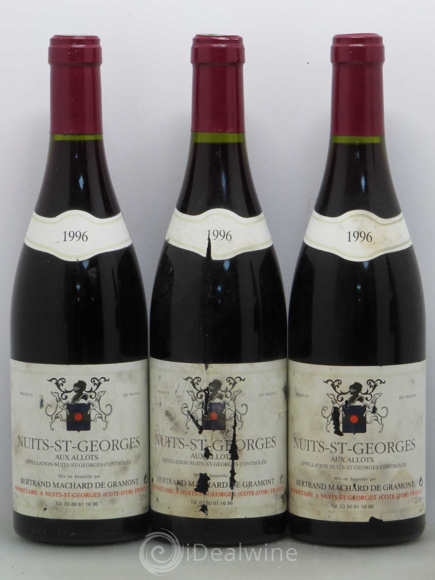 Nuits-Saint-Georges 1er Cru Machard De Gramont Aux Allots 1996 - Posten von 5 Flaschen - 1