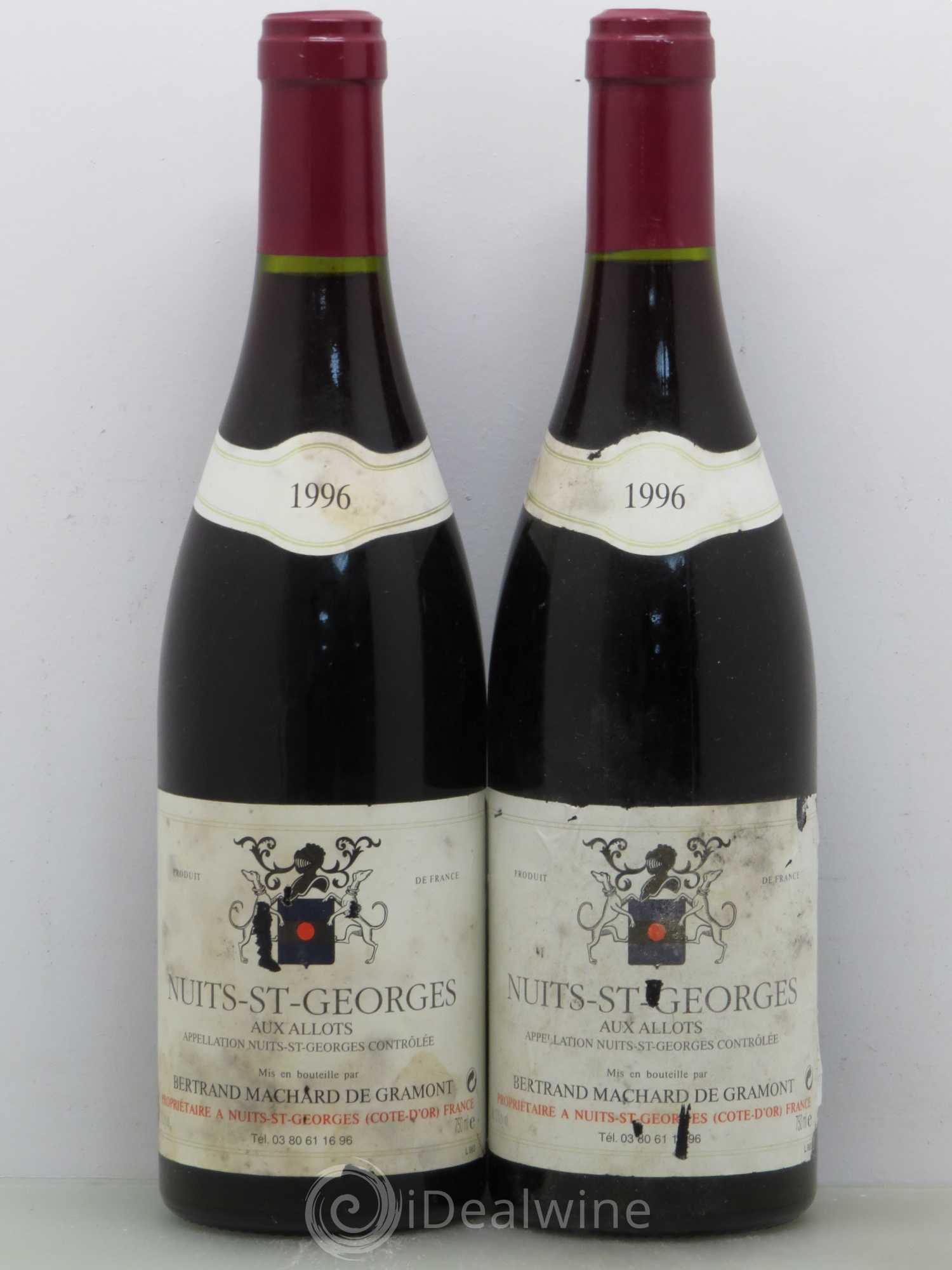 Nuits-Saint-Georges 1er Cru Machard De Gramont Aux Allots 1996 - Posten von 5 Flaschen - 2