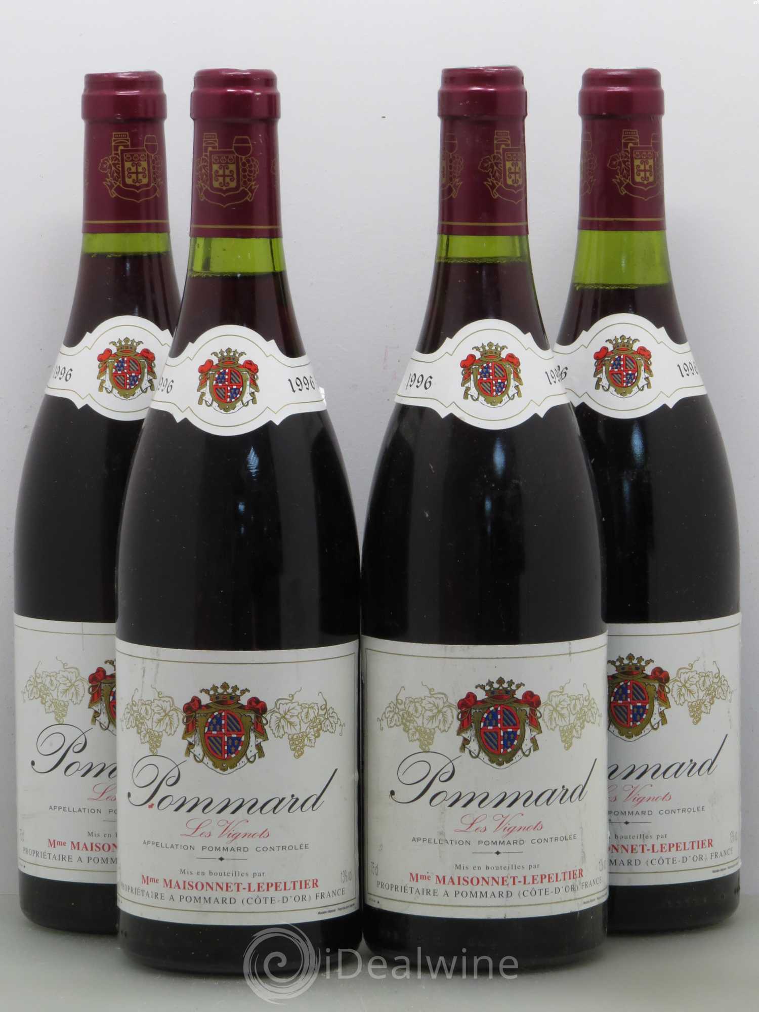 Pommard Les Vignots Maisonnet 1996 - Posten von 4 Flaschen - 0