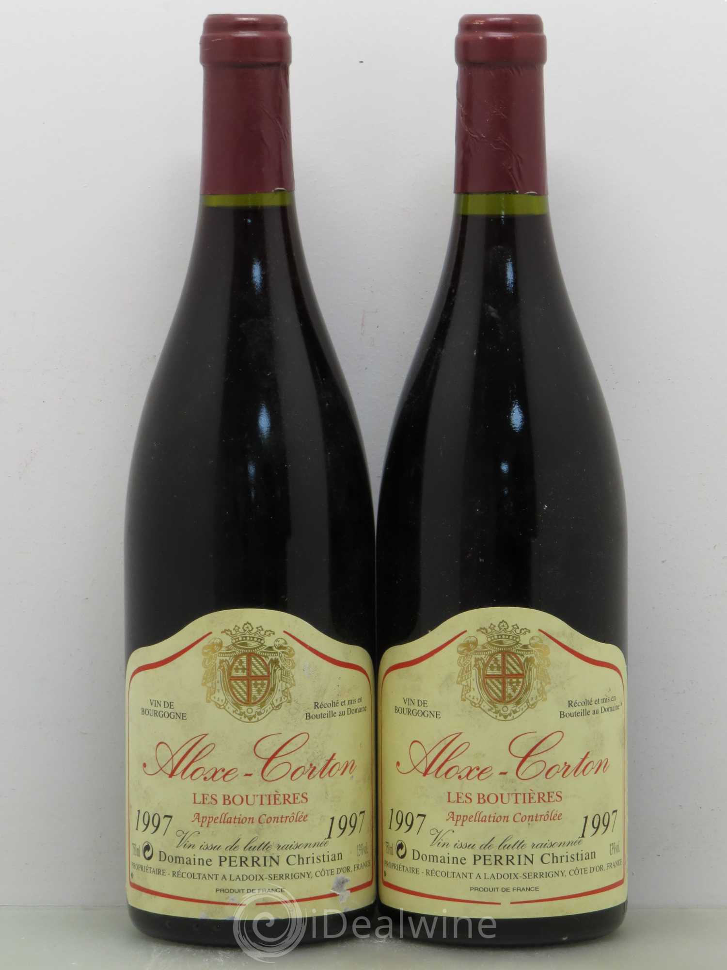 Aloxe-Corton C. Perrin Les Boutieres 1997 - Posten von 2 Flaschen - 0