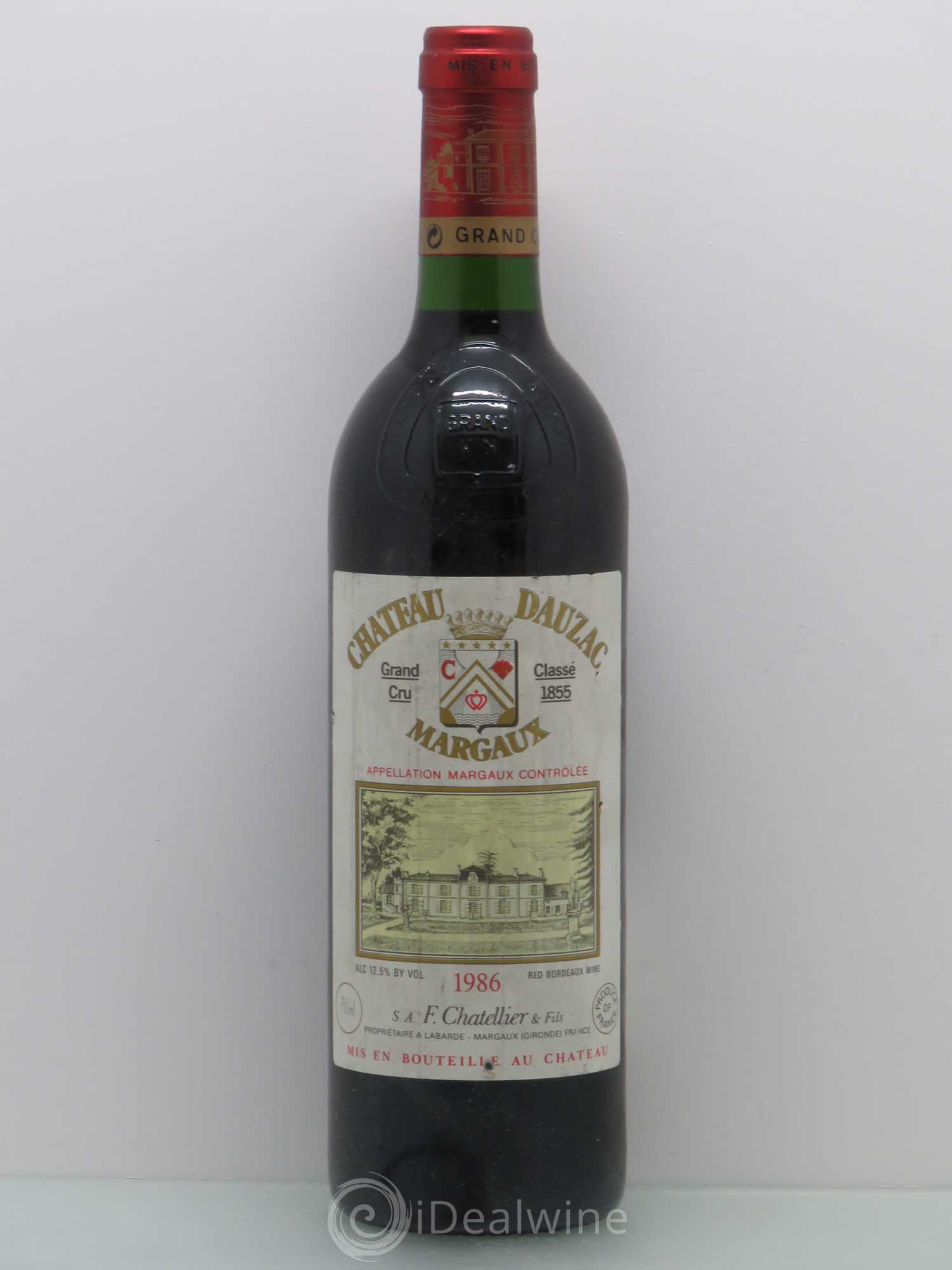 Château Dauzac 5ème Grand Cru Classé 1986 - Lot de 1 bouteille - 0