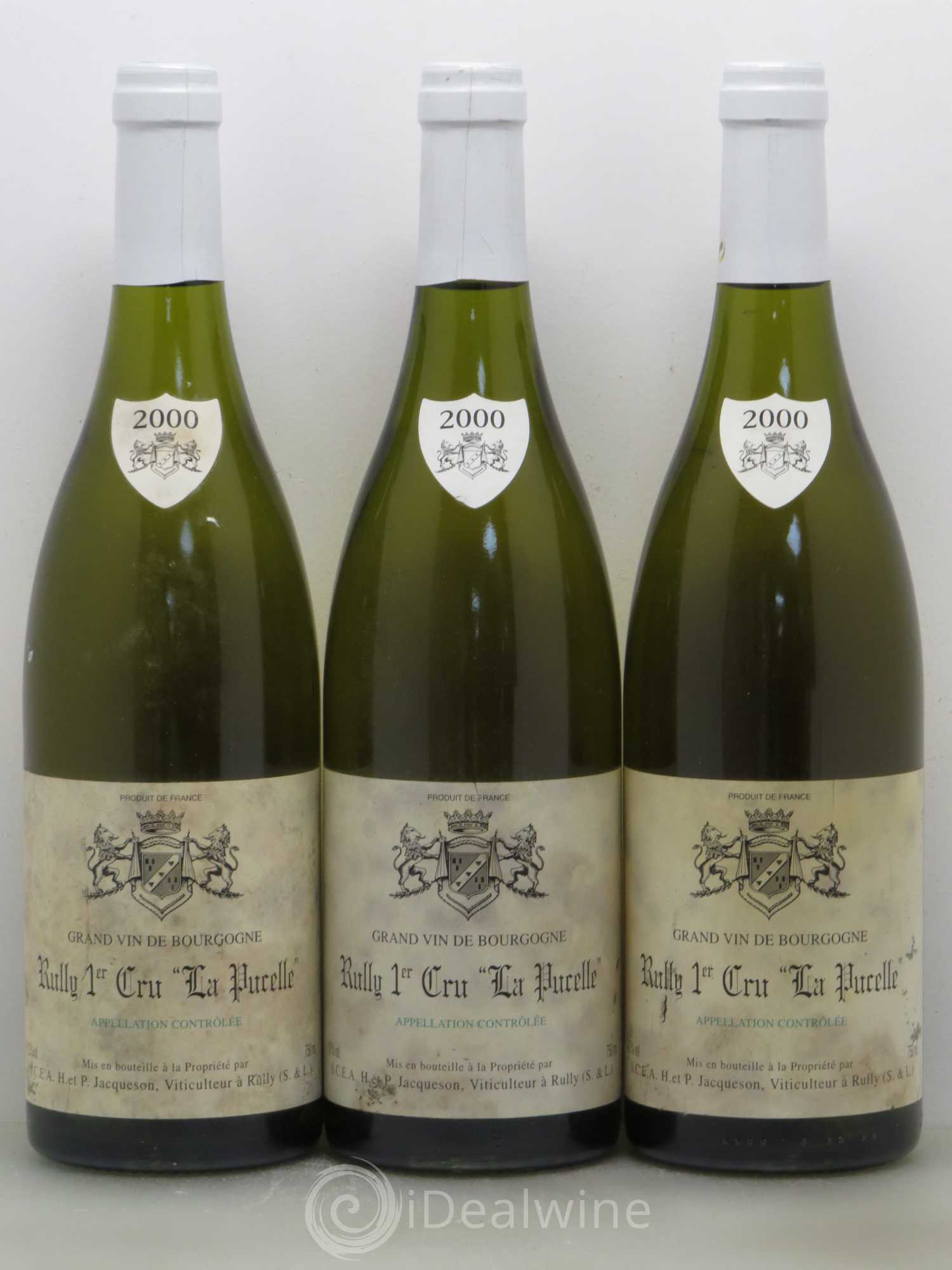 Rully 1er Cru La Pucelle Paul & Marie Jacqueson 2000 - Lot de 6 bouteilles - 2