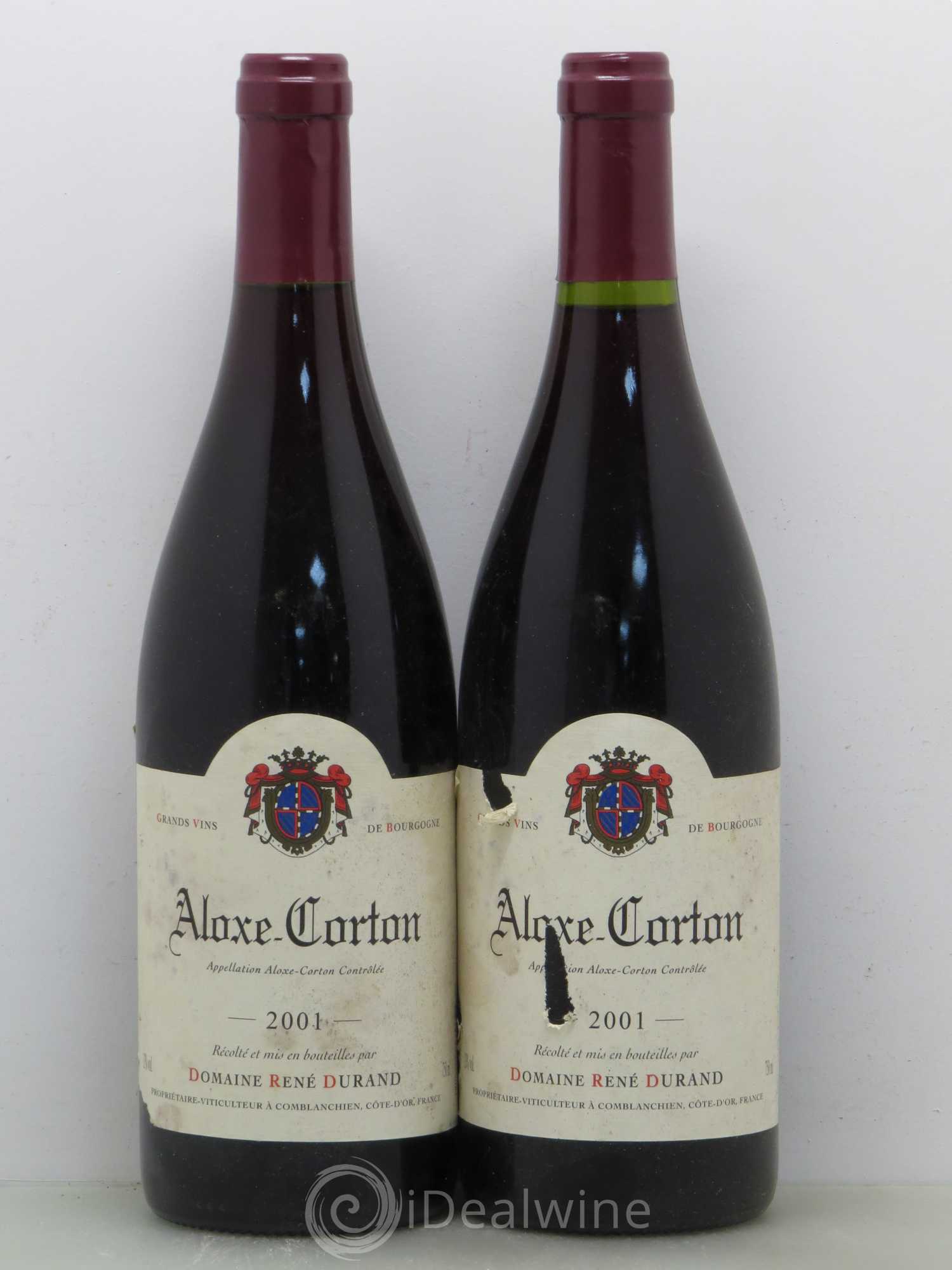 Aloxe-Corton R. Durand 2001 - Lot de 2 bouteilles - 0