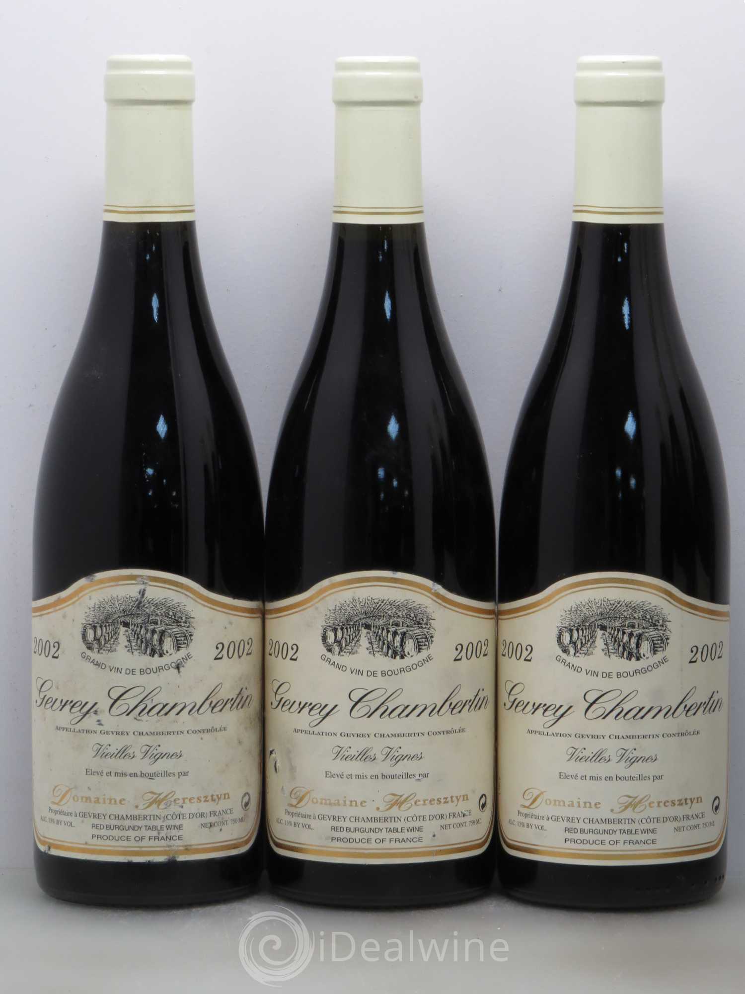 Gevrey-Chambertin Heresztyn Vieilles Vignes 2002 - Posten von 6 Flaschen - 1