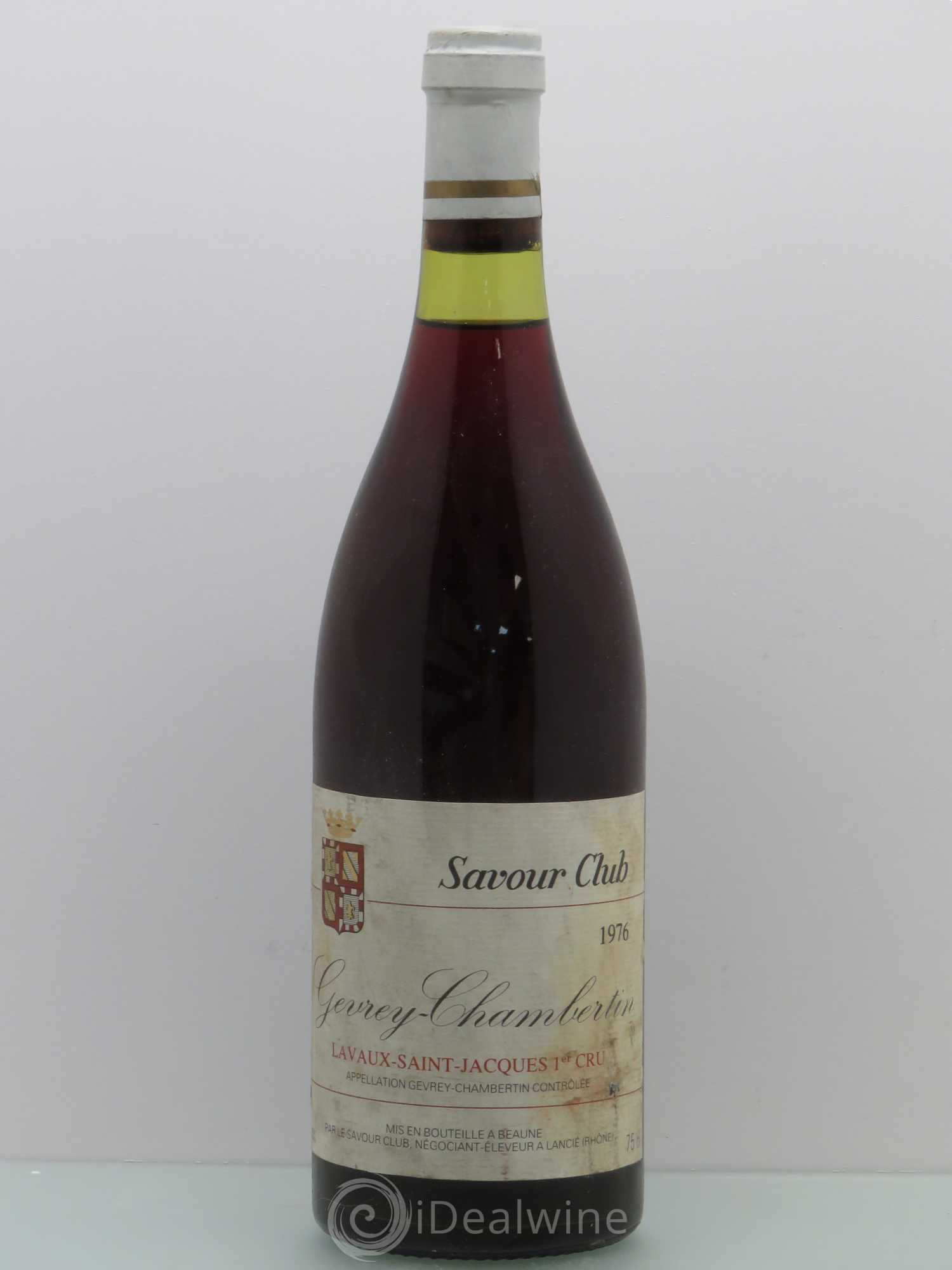 Gevrey-Chambertin 1er Cru Lavaux Saint Jacques Savour Club 1976 - Posten von 1 Flasche - 0