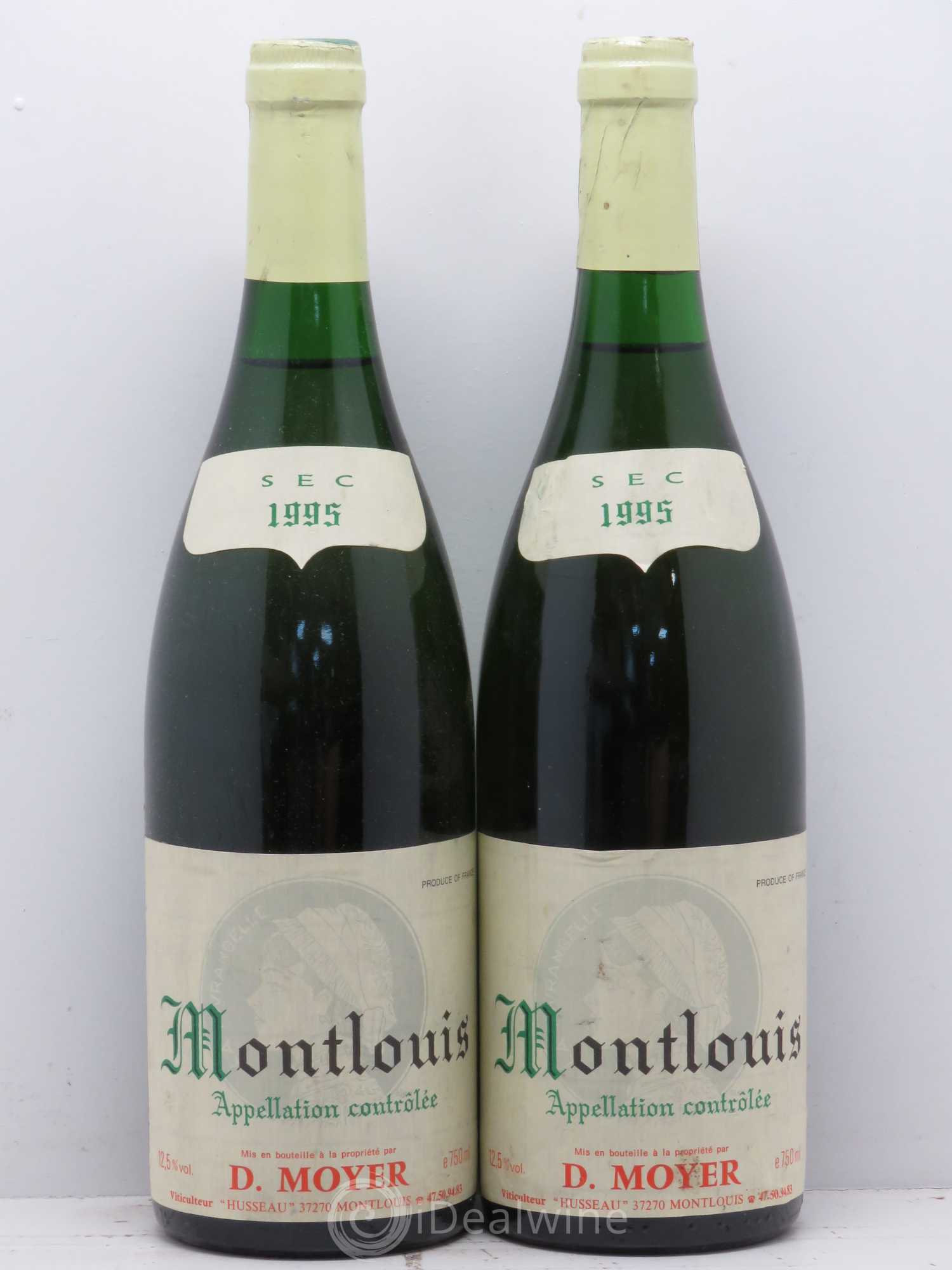 Montlouis-sur-Loire Moyer 1995 - Lot de 2 bouteilles - 0