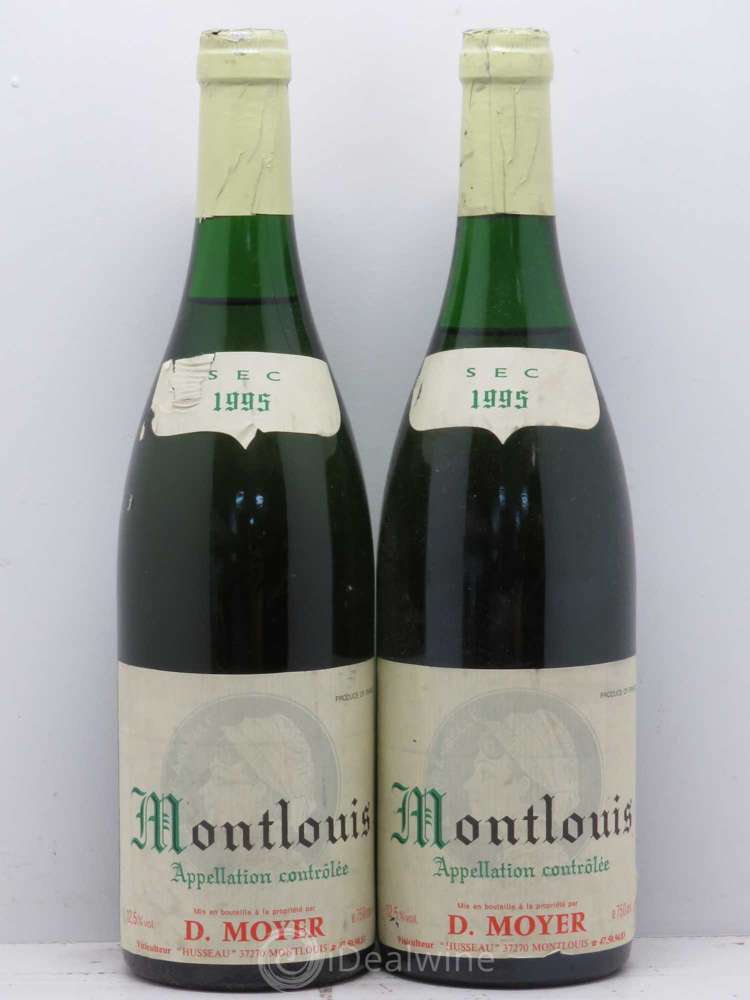 Montlouis-sur-Loire Moyer 1995 - Lot de 2 bouteilles - 0