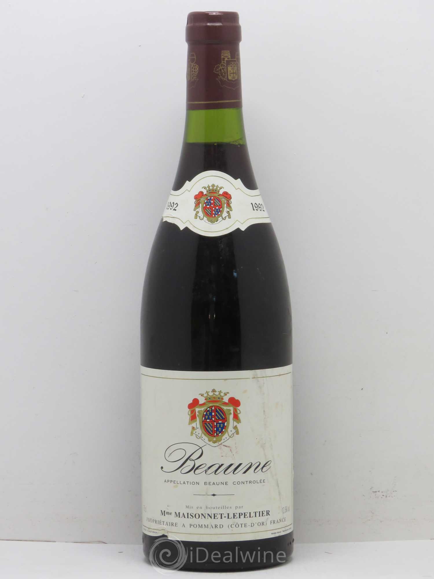 Beaune Maisonnet Lepeltier (sans prix de réserve) 1992 - Posten von 1 Flasche - 0