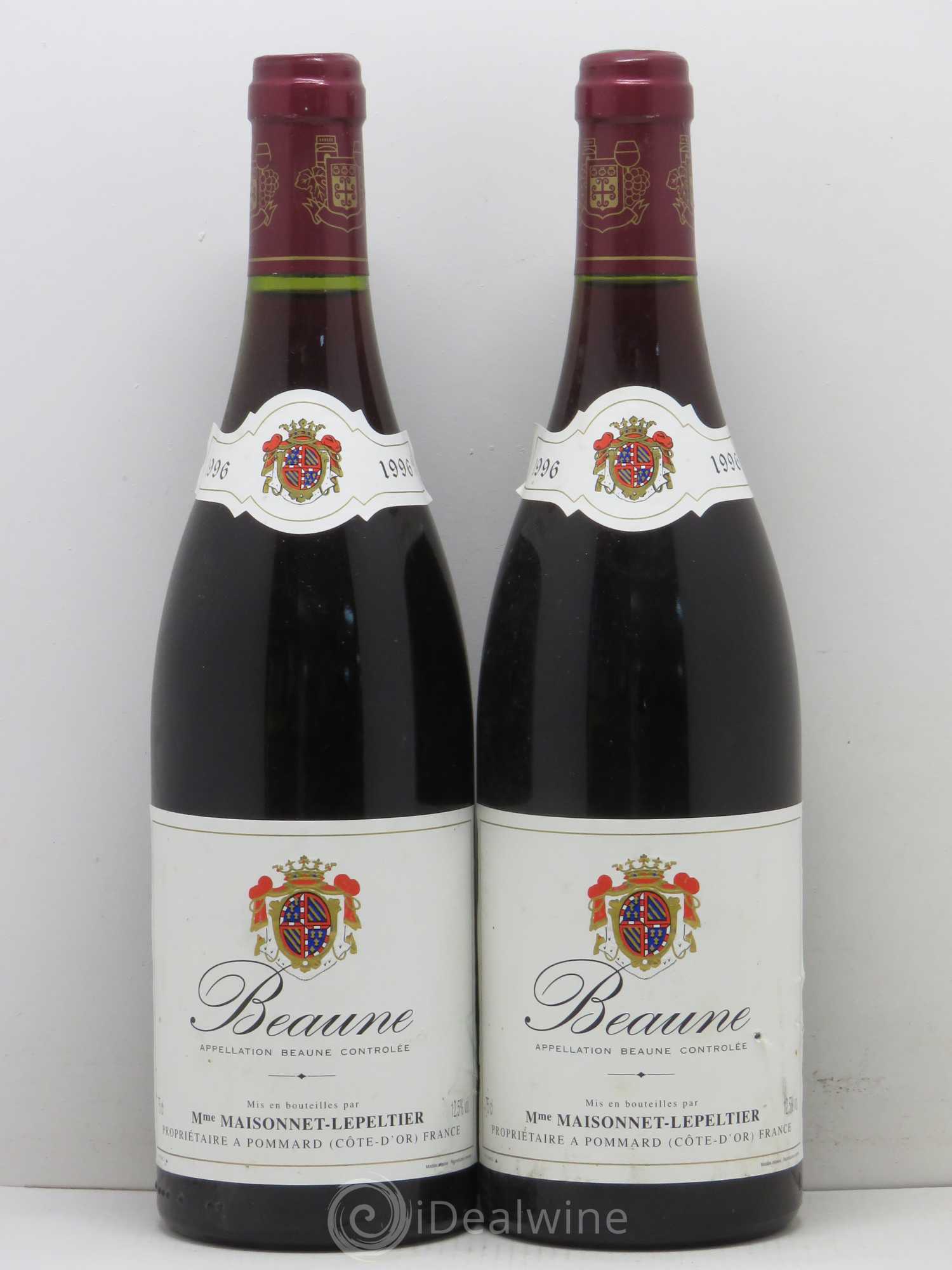 Beaune Maisonnet Lepeltier (sans prix de réserve) 1996 - Posten von 2 Flaschen - 0