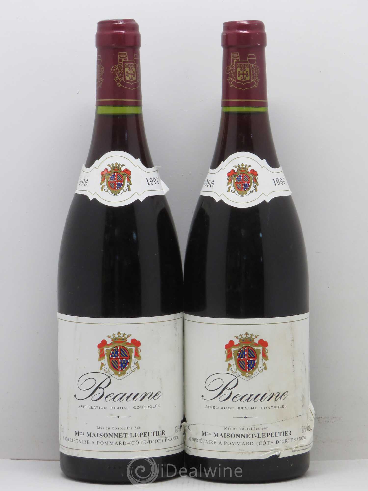 Beaune Maisonnet Lepeltier (sans prix de réserve) 1996 - Posten von 2 Flaschen - 0