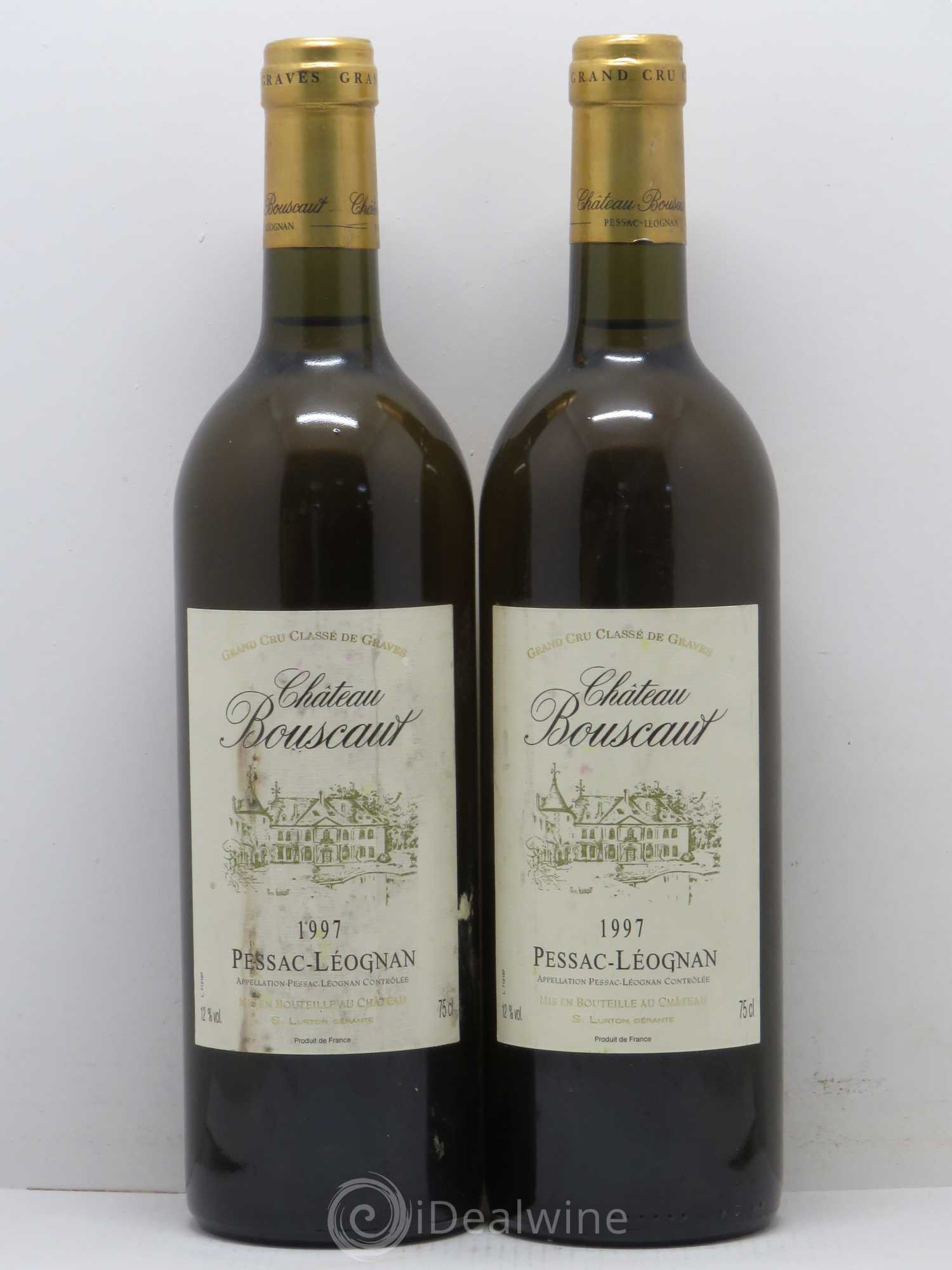 Château Bouscaut Cru Classé de Graves 1997 - Lot de 2 bouteilles - 0