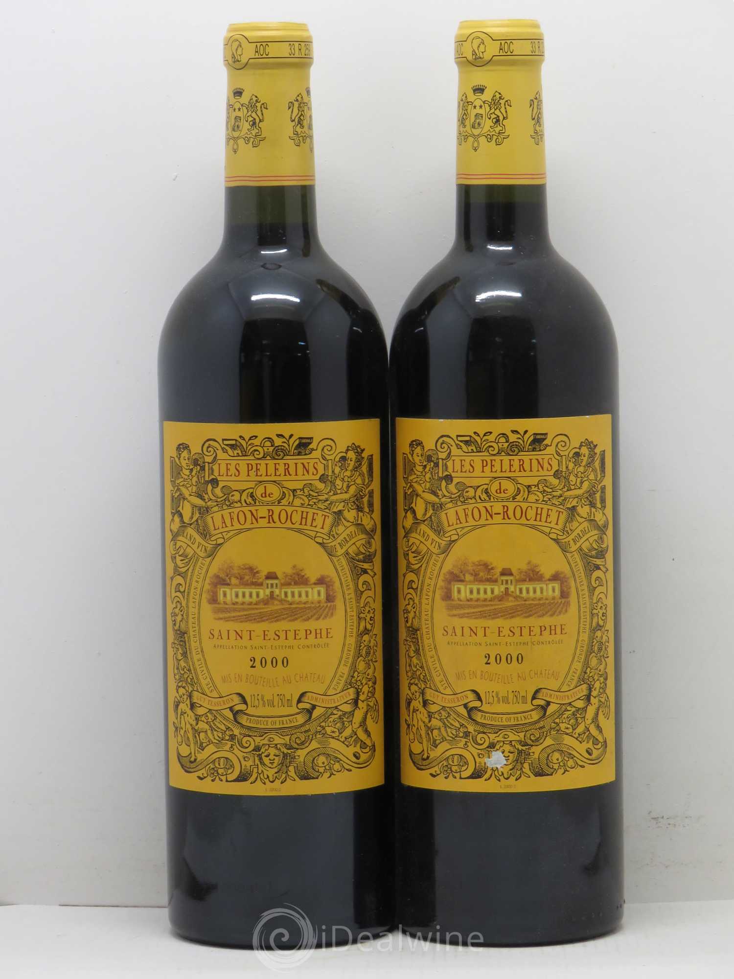 Les Pélerins de Lafon-Rochet Second Vin 2000 - Lot de 2 bouteilles - 0