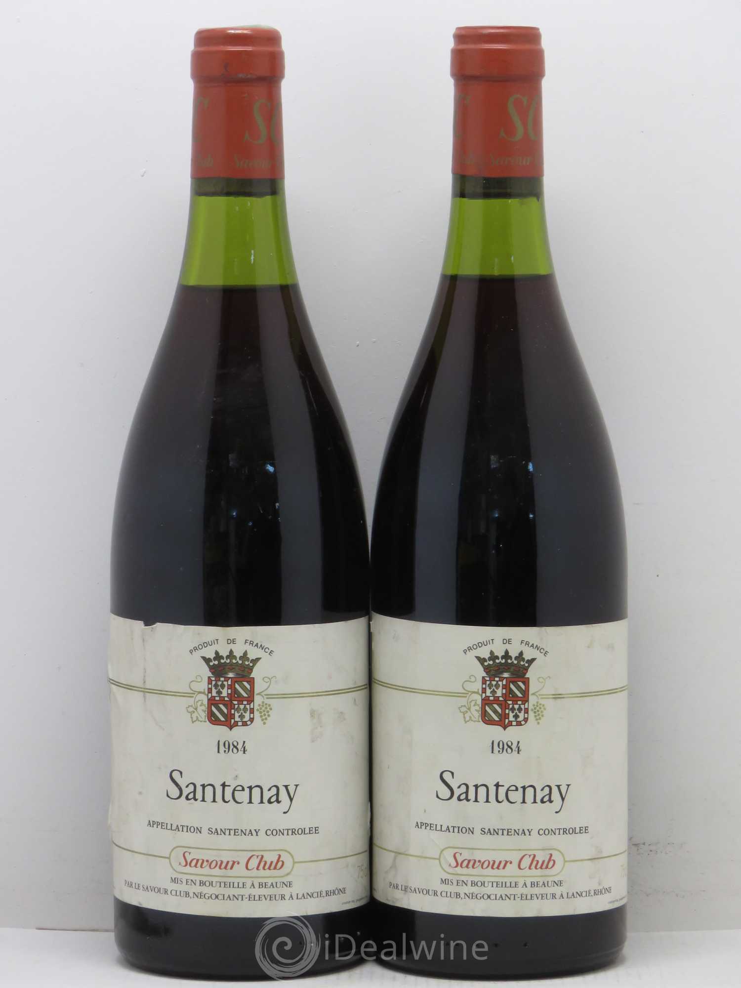 Santenay Savour Club 1984 - Lot de 2 bouteilles - 0