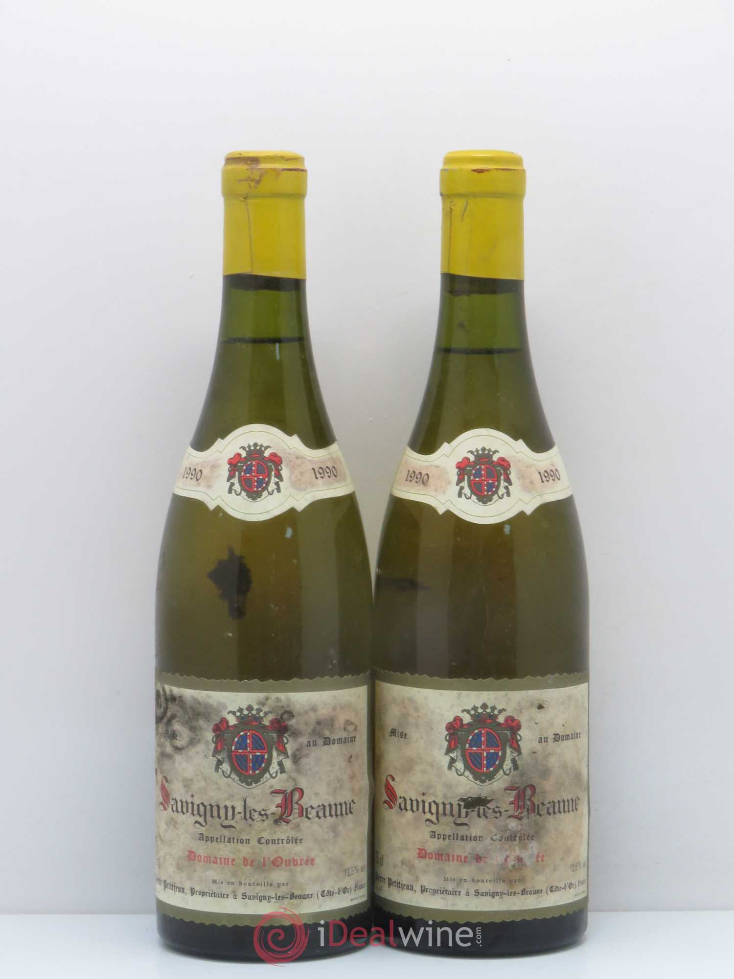 Savigny-lès-Beaune Domaine de L'Oubrée 1990 - Posten von 2 Flaschen - 0