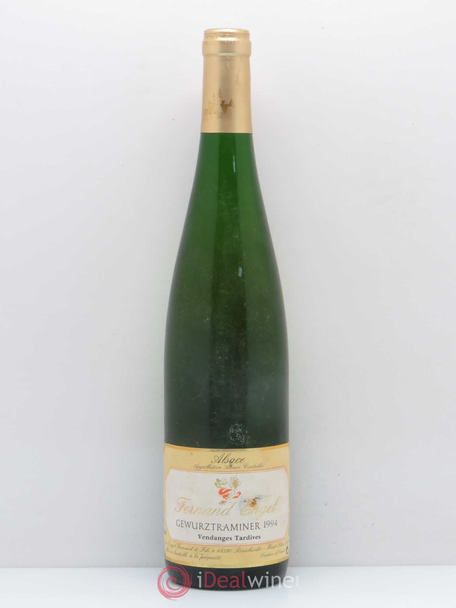 Gewurztraminer Vendanges Tardives Domaine Fernand Engel 1994 - Posten von 1 Flasche - 0