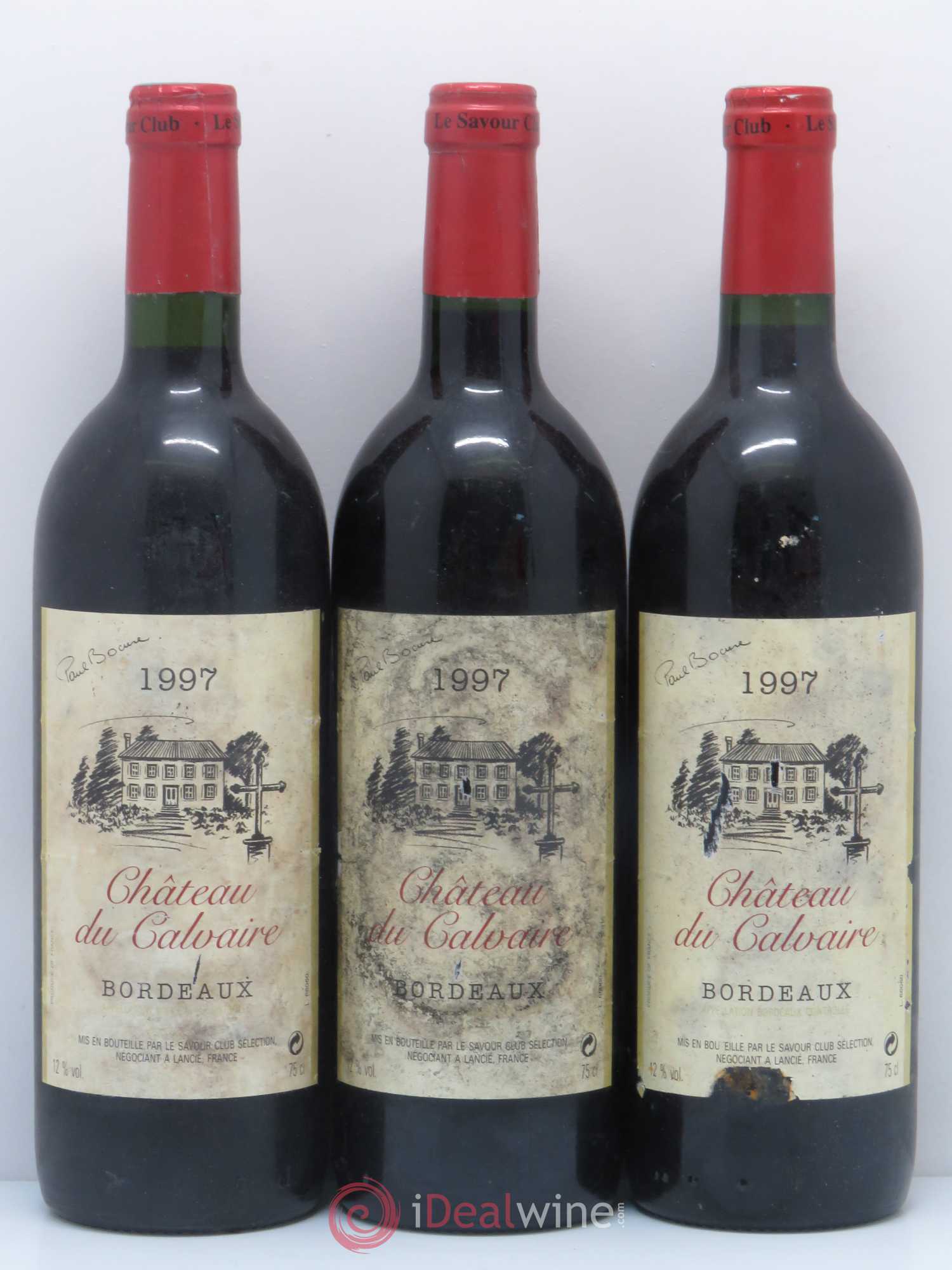 Bordeaux Château du Calvaire (sans prix de réserve) 1997 - Posten von 3 Flaschen - 0