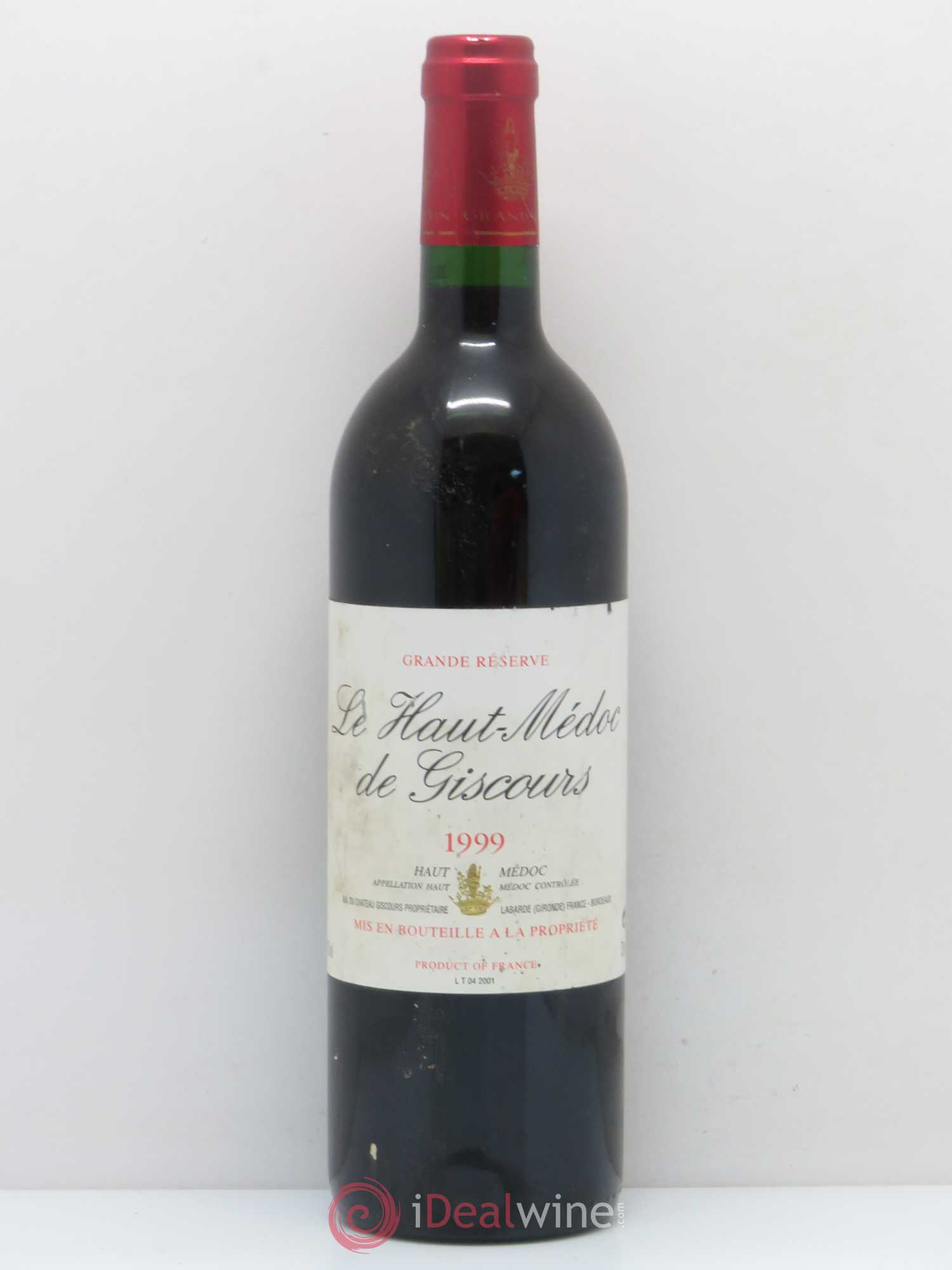 Haut-Médoc de Giscours 1999 - Lot de 1 bouteille - 0