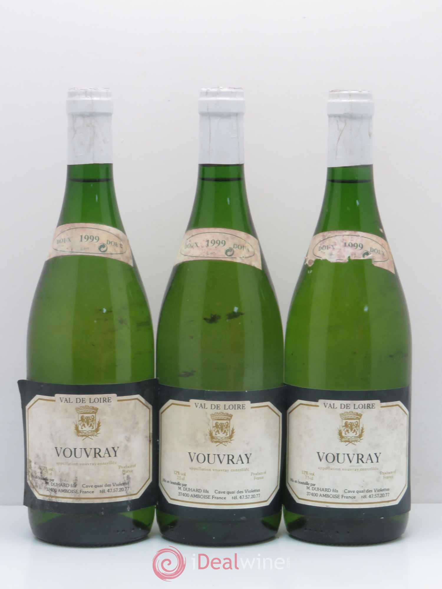 Vouvray Duhard (sans prix de réserve) 1999 - Lotto di 3 bottiglie - 0