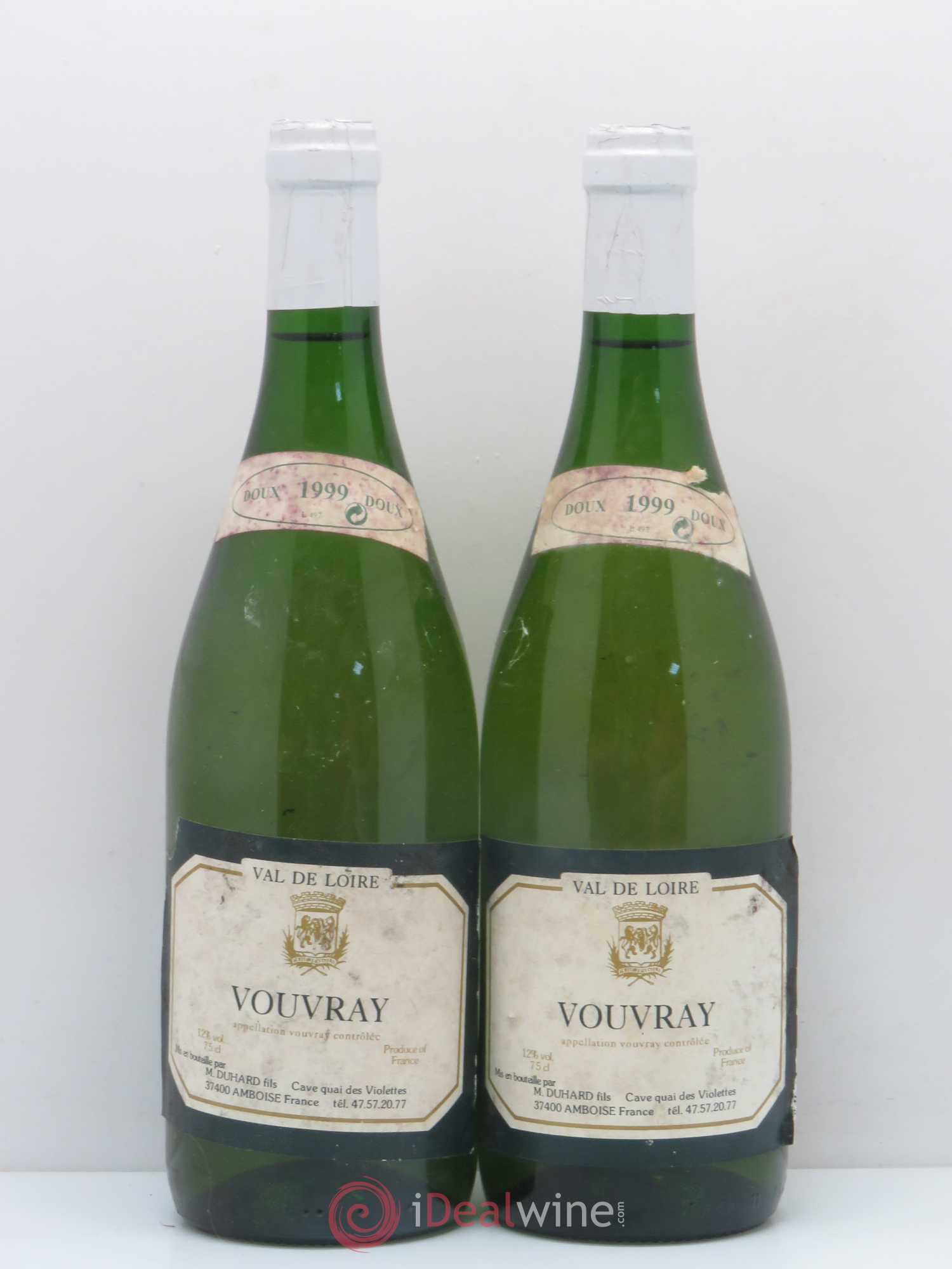 Vouvray Duhard (sans prix de réserve) 1999 - Lotto di 2 bottiglie - 0