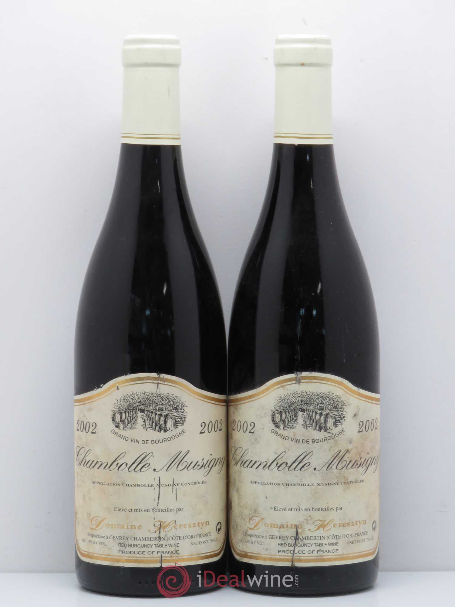 Chambolle-Musigny Heresztyn 2002 - Lot de 2 bouteilles - 0