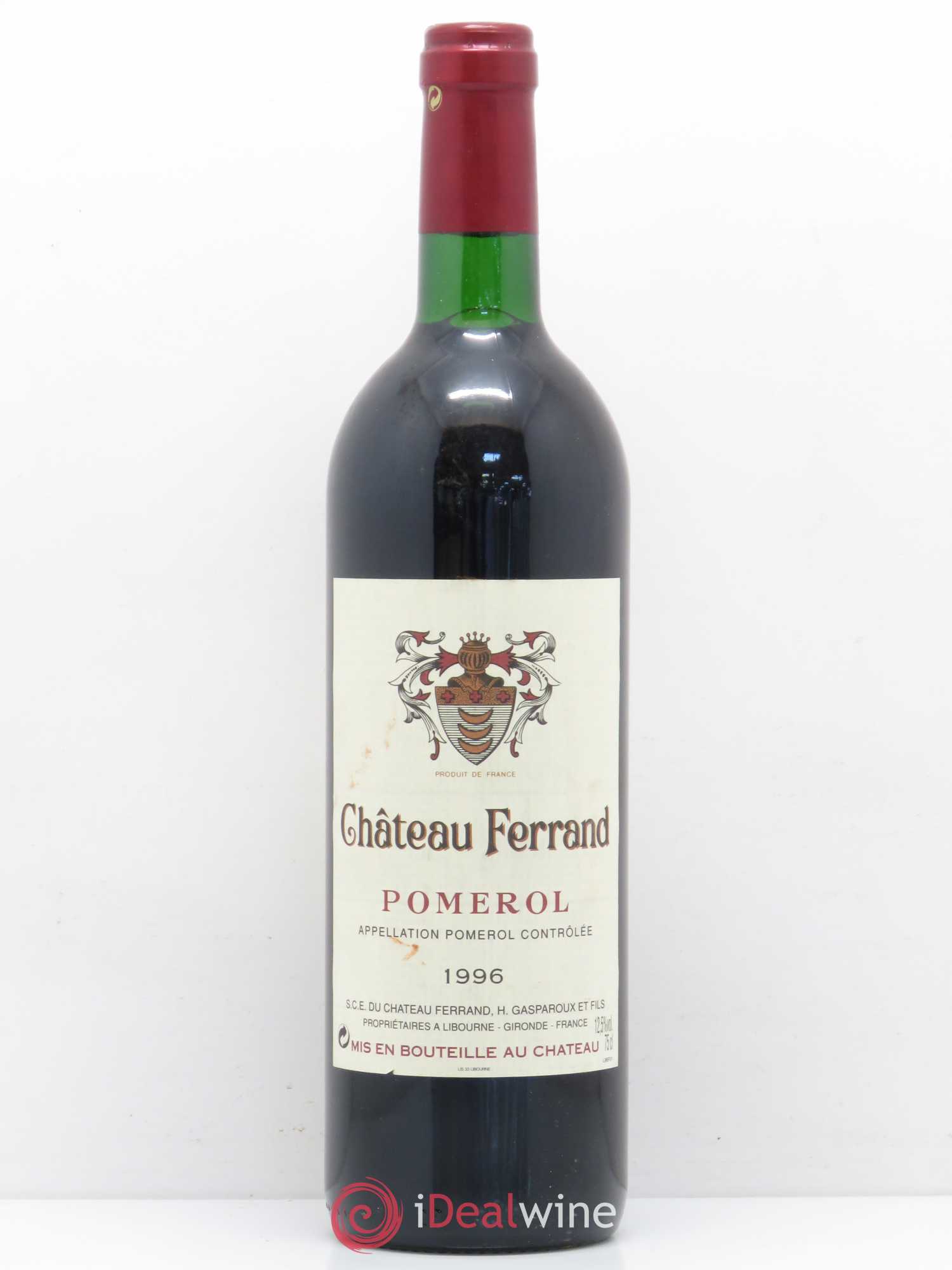 Château de Ferrand Grand Cru Classé 1996 - Lot de 1 bouteille - 0