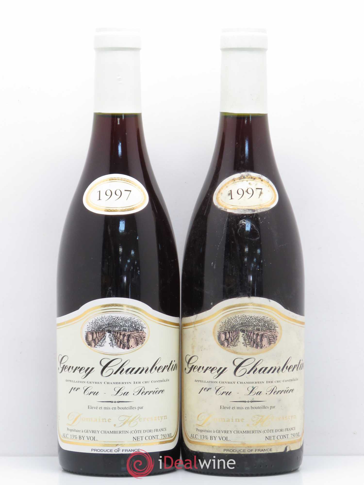 Gevrey-Chambertin 1er Cru La Perrière Heresztyn-Mazzini 1997 - Posten von 2 Flaschen - 0