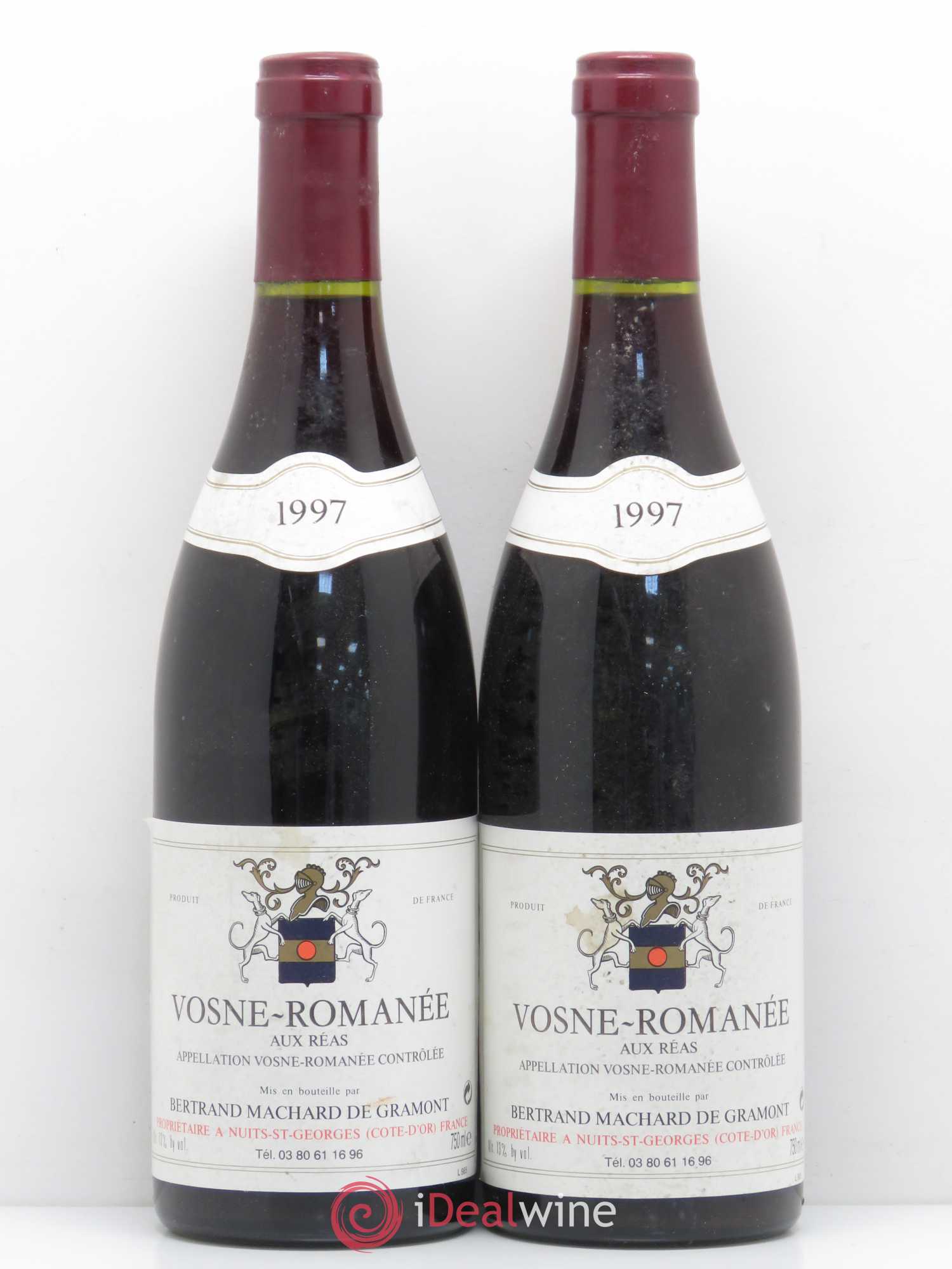 Vosne-Romanée Aux Réas Machard de Gramont (sans prix de réserve) 1997 - Posten von 2 Flaschen - 0