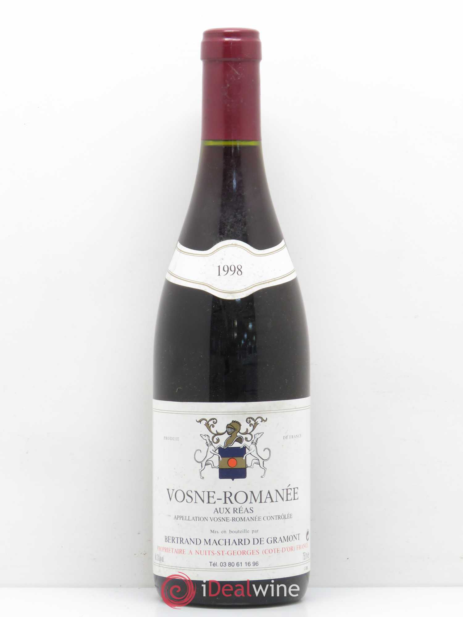 Vosne-Romanée Aux Réas Machard de Gramont 1998 - Posten von 1 Flasche - 0