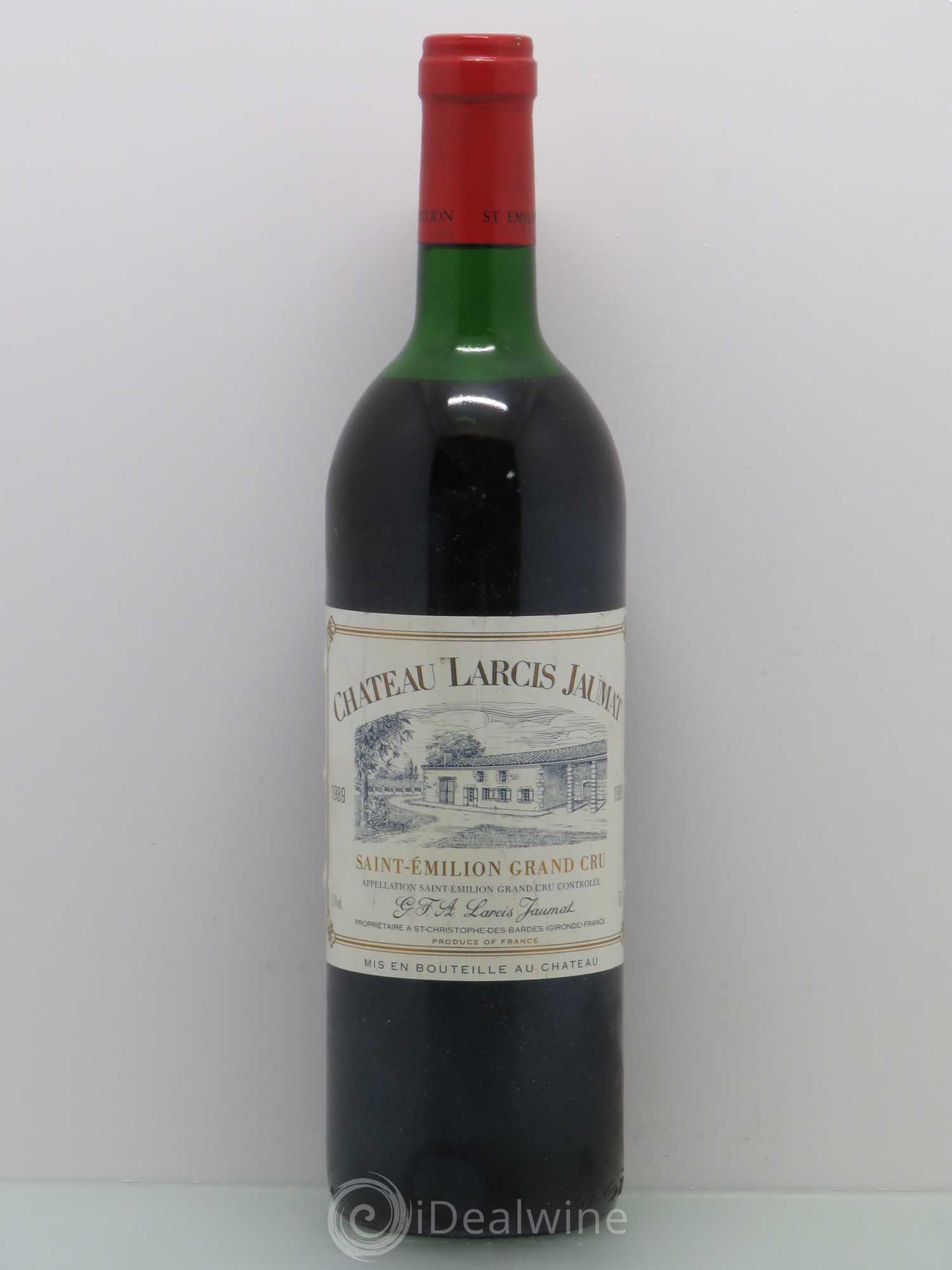 Saint-Émilion Château Larcis Jaumat 1989 - Lot de 1 bouteille - 0