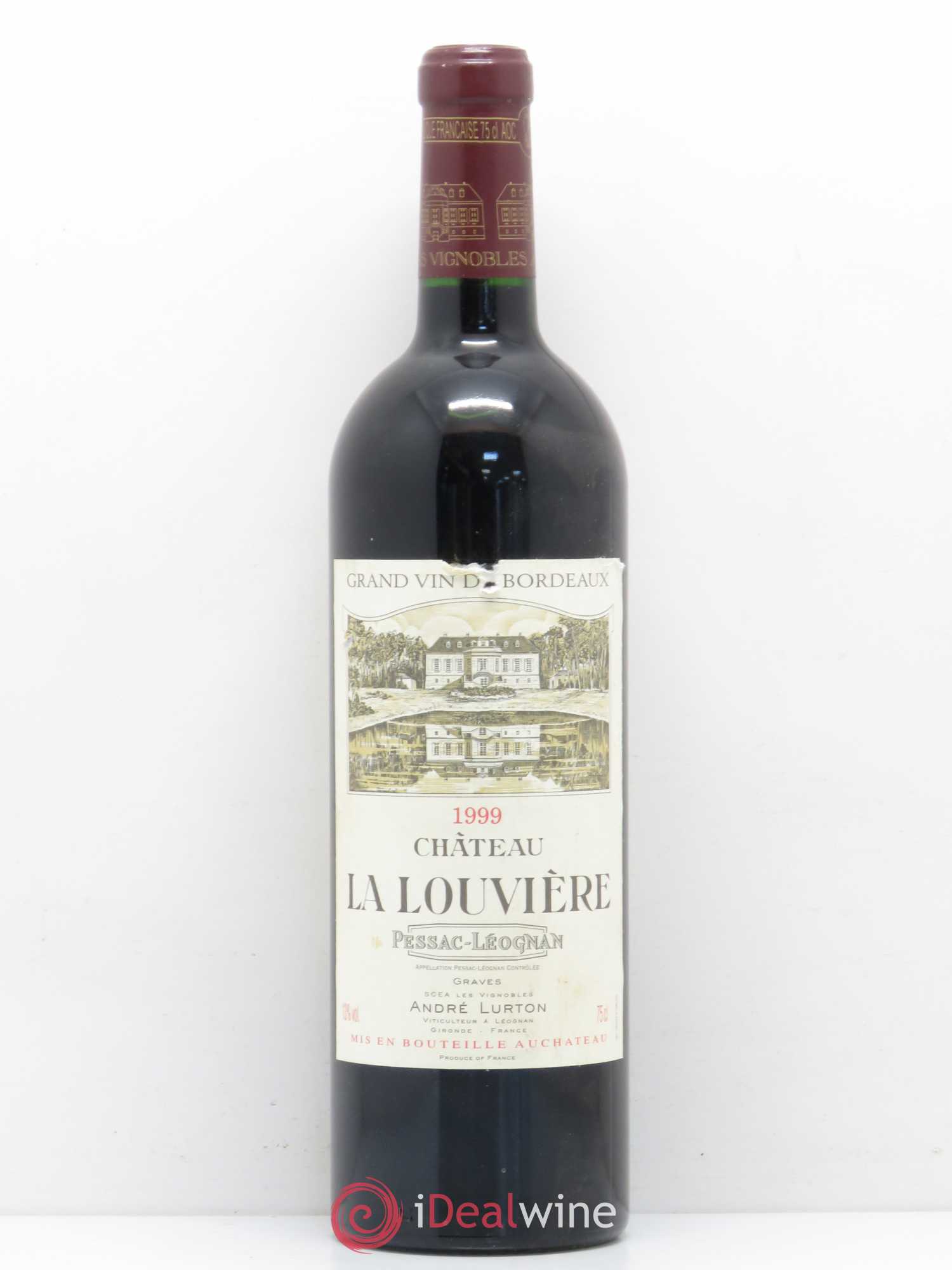 Château la Louvière 1999 - Lot de 1 bouteille - 0
