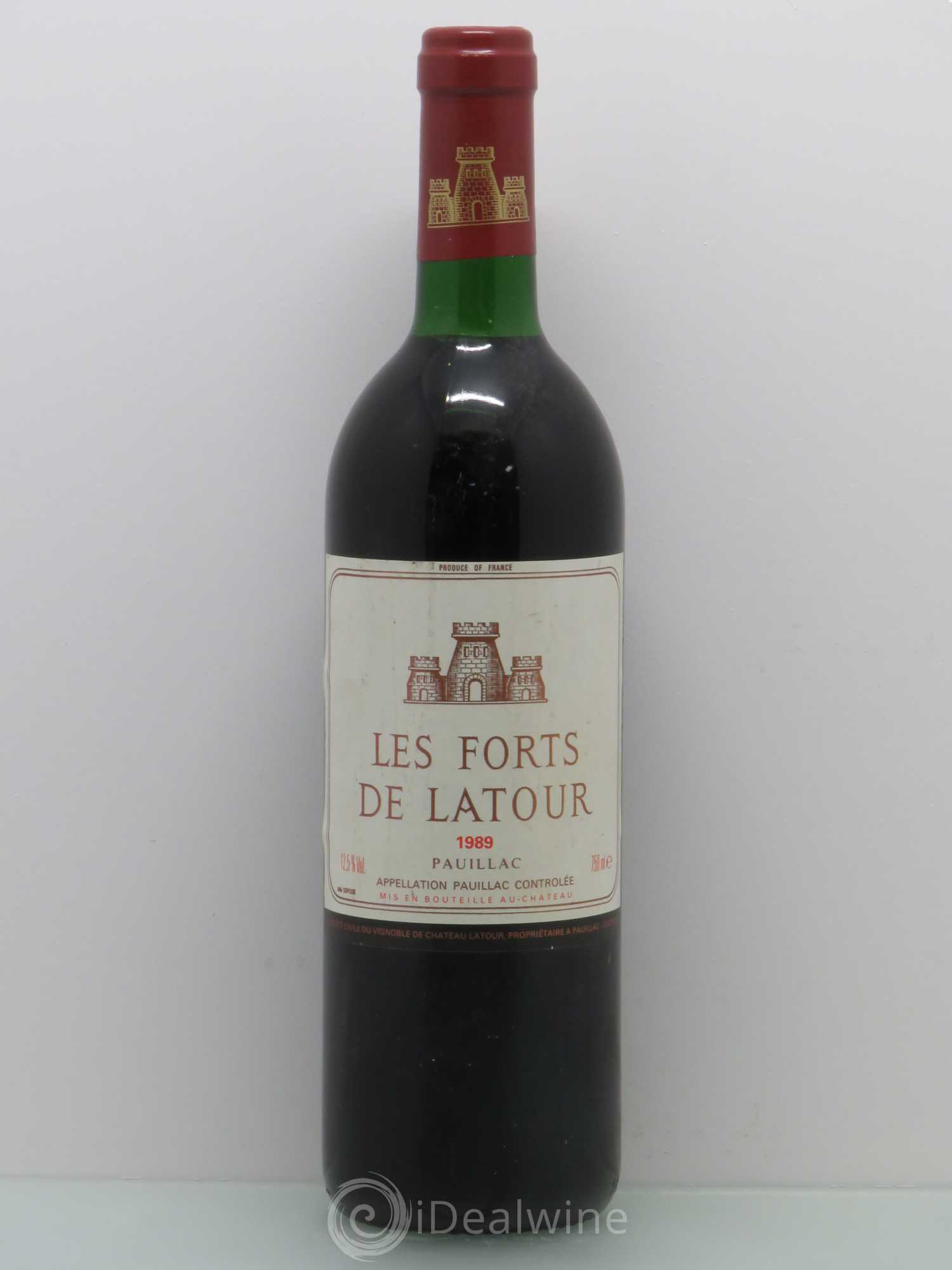 Les Forts de Latour Second Vin 1989 - Lot de 1 bouteille - 0