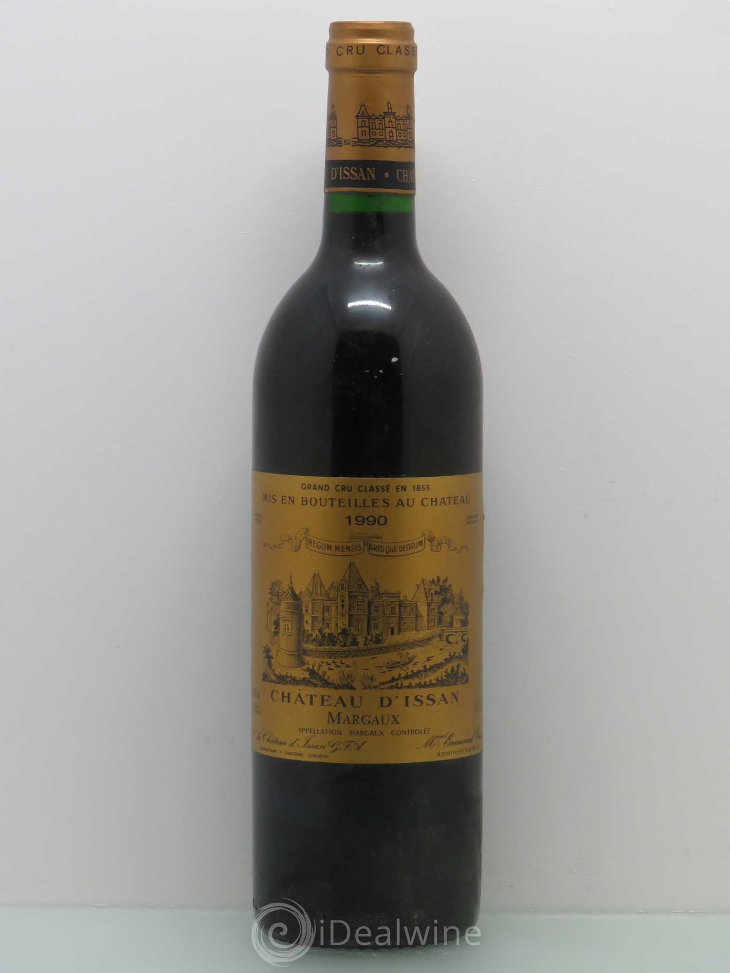 Château d'Issan 3ème Grand Cru Classé 1990 - Lot de 1 bouteille - 0