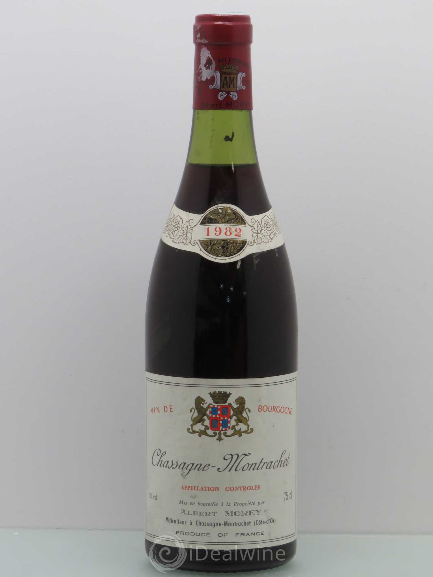 Chassagne-Montrachet Albert Morey 1982 - Lot de 1 bouteille - 0