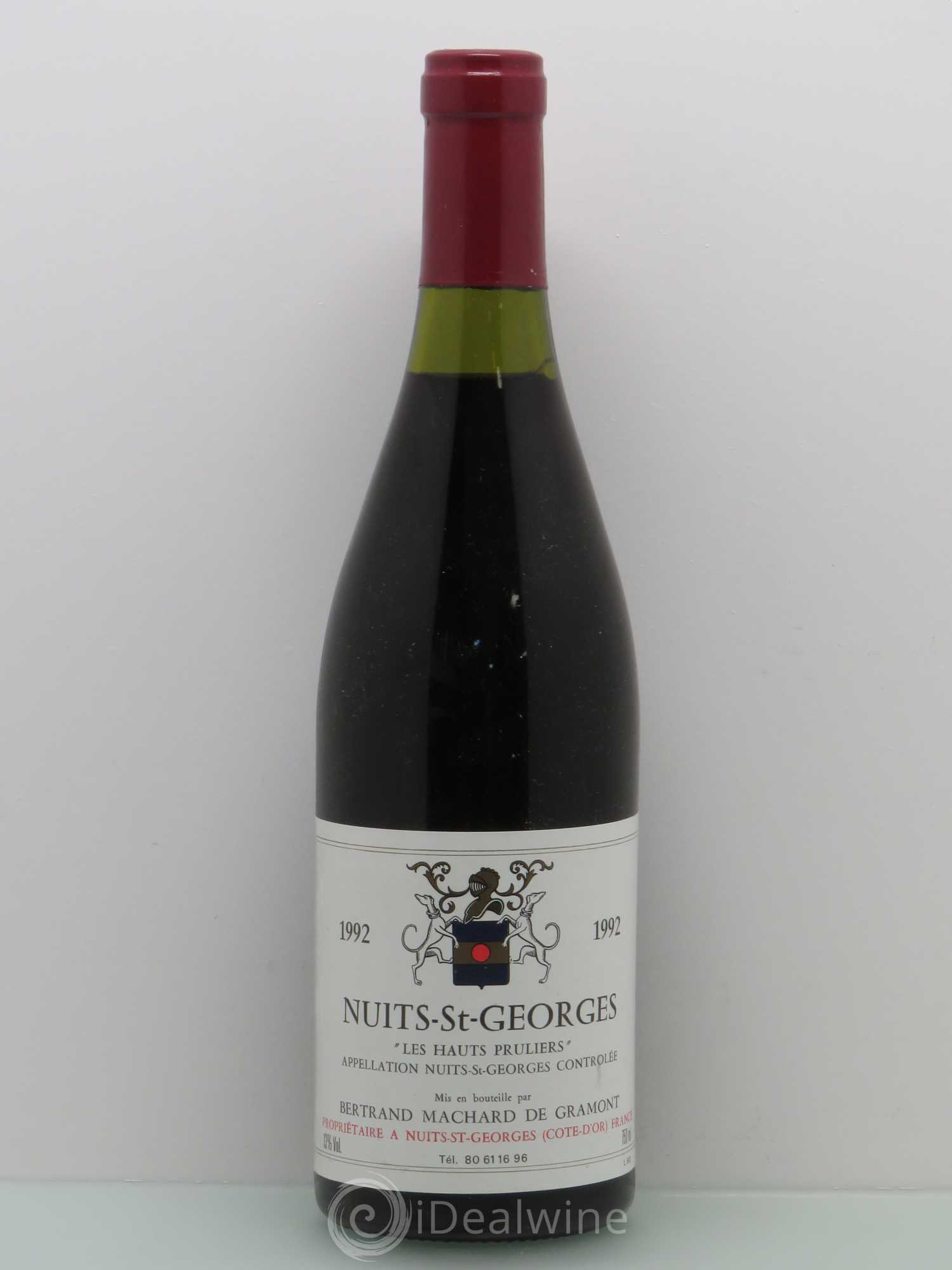 Nuits-Saint-Georges 1er Cru Les Haut Pruliers Machard De Gramont 1992 - Posten von 1 Flasche - 0