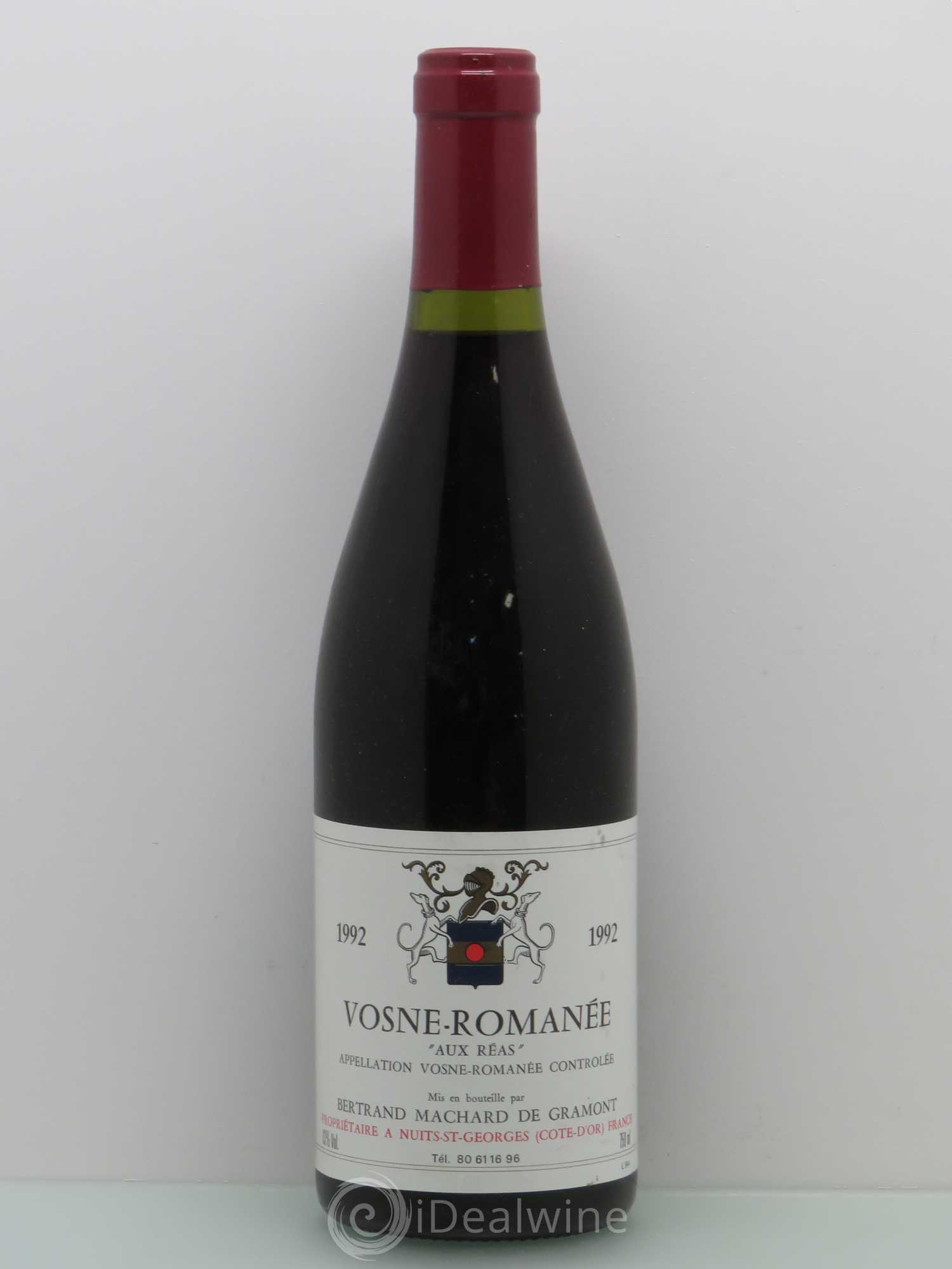 Vosne-Romanée Aux Réas Machard de Gramont 1992 - Posten von 1 Flasche - 0
